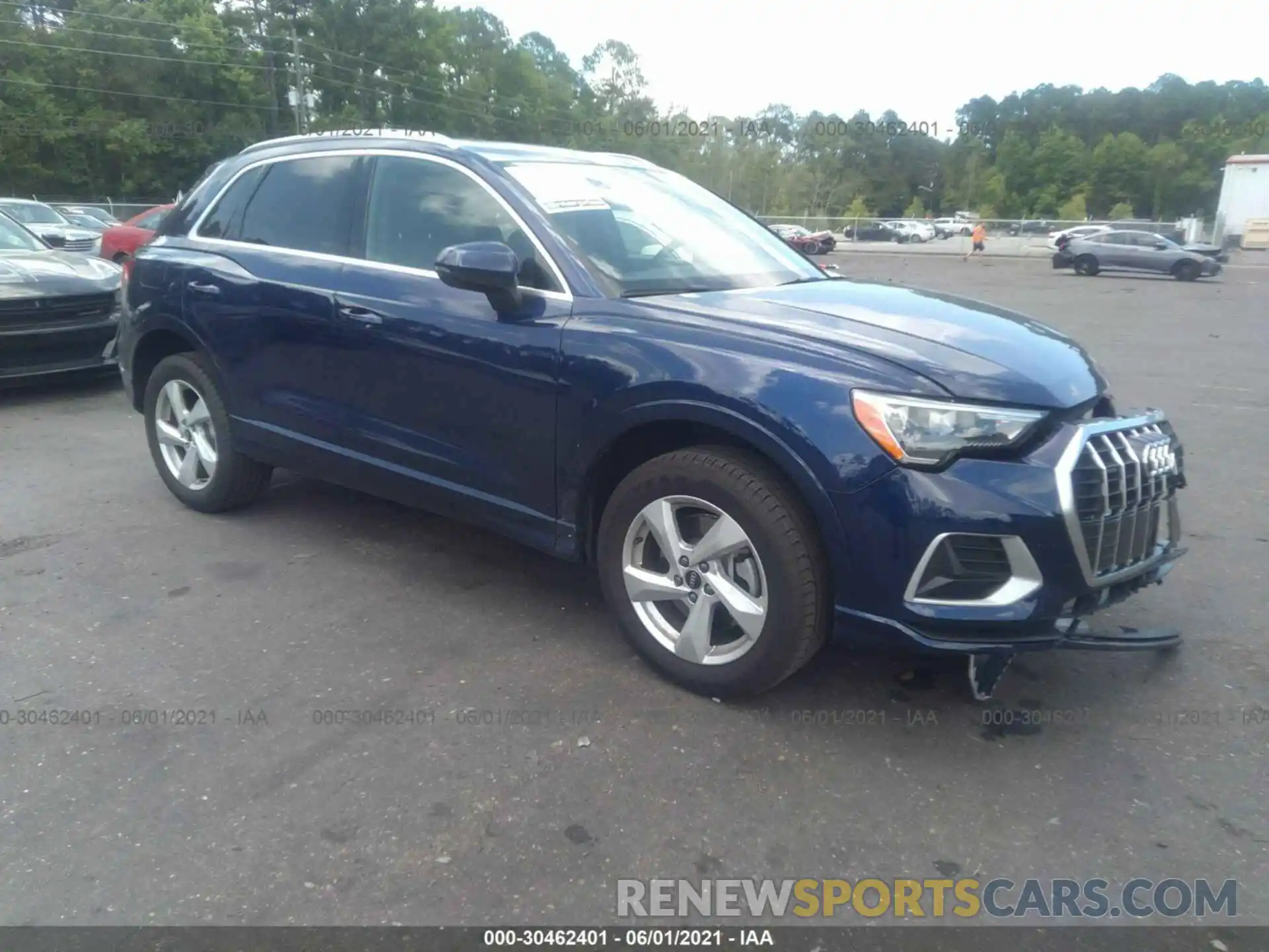 1 Photograph of a damaged car WA1AUCF3XM1058591 AUDI Q3 2021