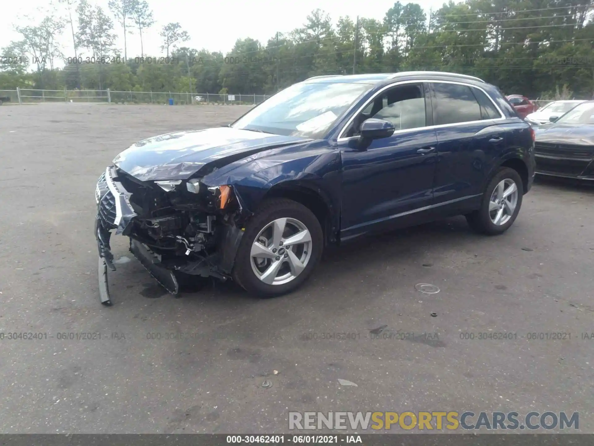 2 Photograph of a damaged car WA1AUCF3XM1058591 AUDI Q3 2021