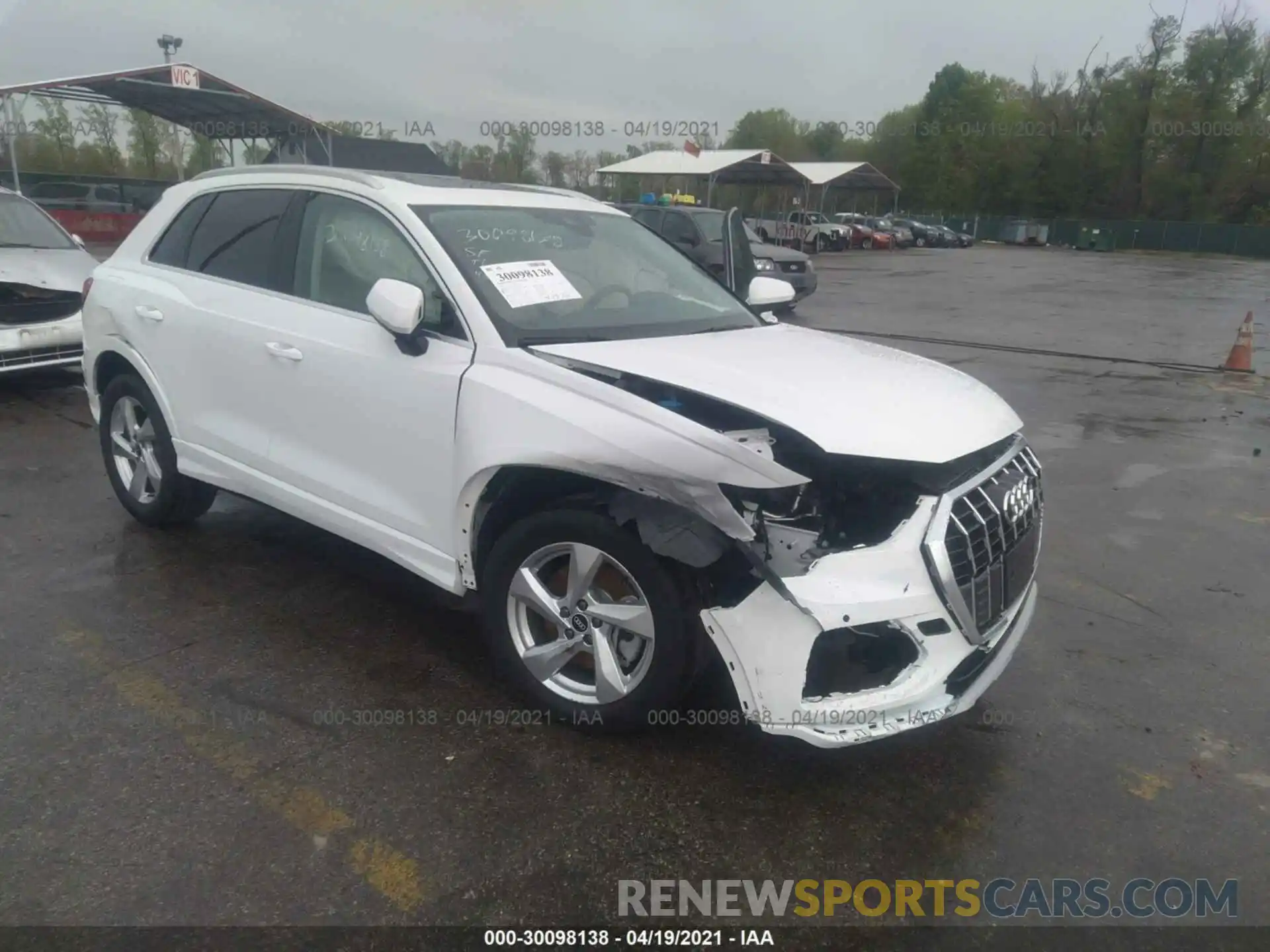 1 Photograph of a damaged car WA1AUCF3XM1071972 AUDI Q3 2021