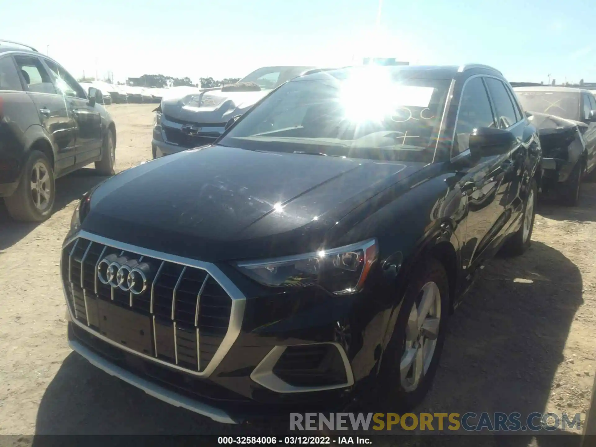 2 Photograph of a damaged car WA1AUCF3XM1076587 AUDI Q3 2021