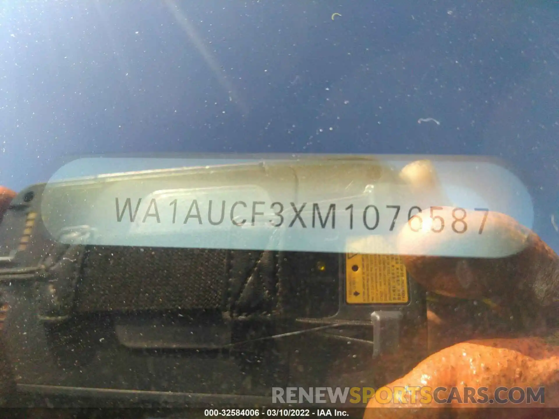 9 Photograph of a damaged car WA1AUCF3XM1076587 AUDI Q3 2021