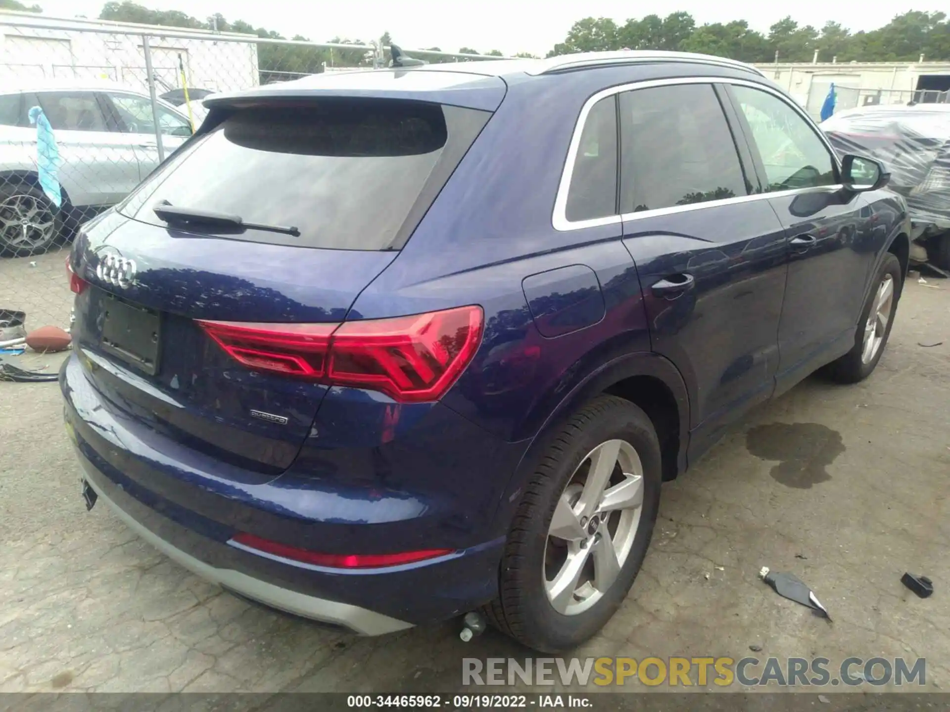 4 Photograph of a damaged car WA1AUCF3XM1091963 AUDI Q3 2021