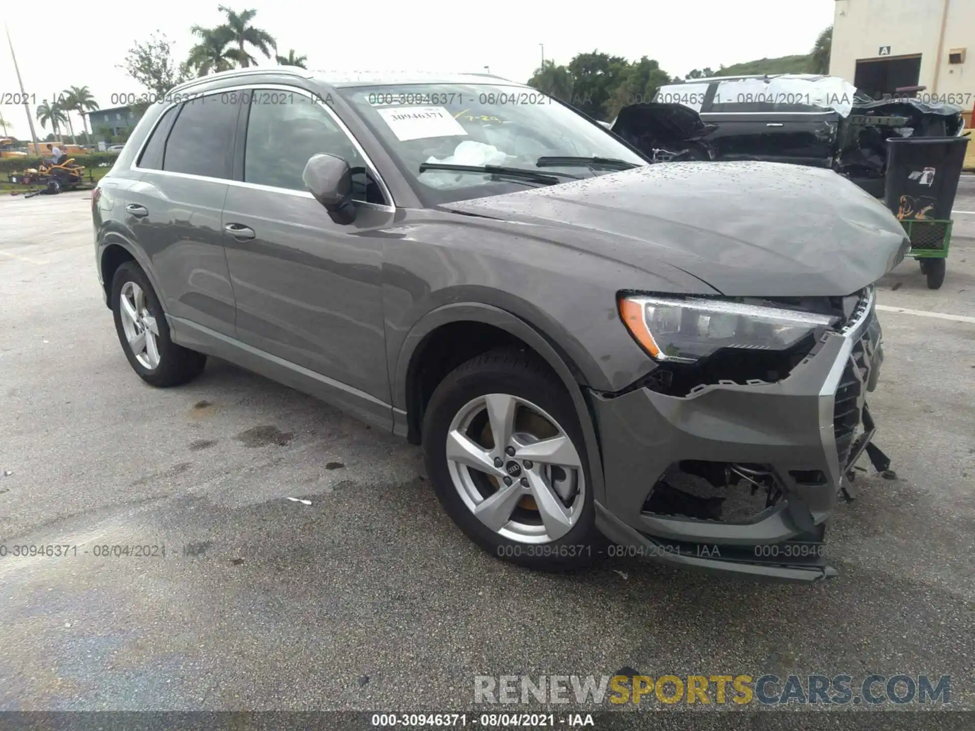 1 Photograph of a damaged car WA1AUCF3XM1101181 AUDI Q3 2021