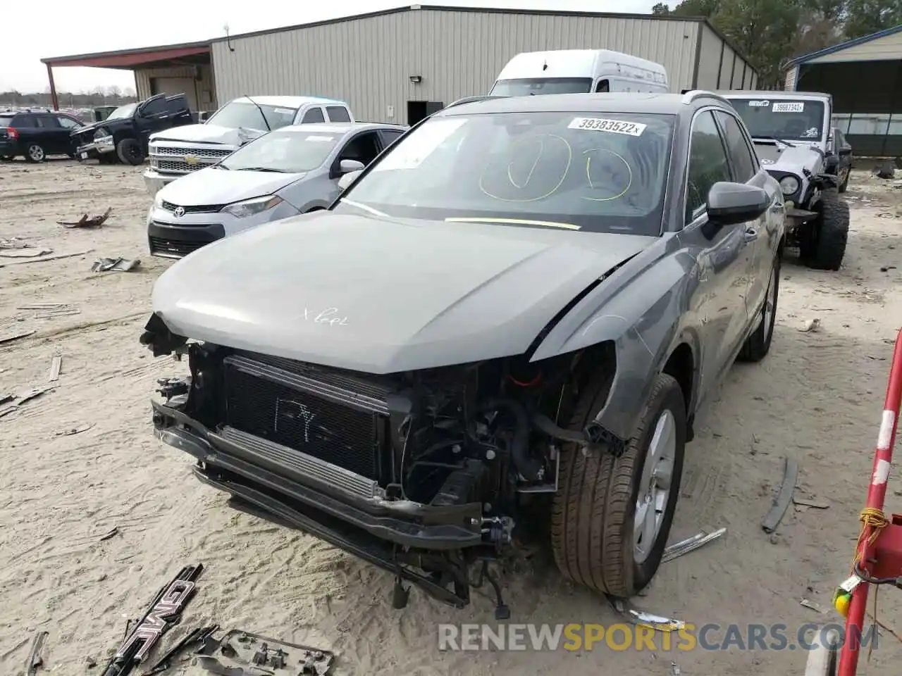 2 Photograph of a damaged car WA1BUCF31M1113238 AUDI Q3 2021