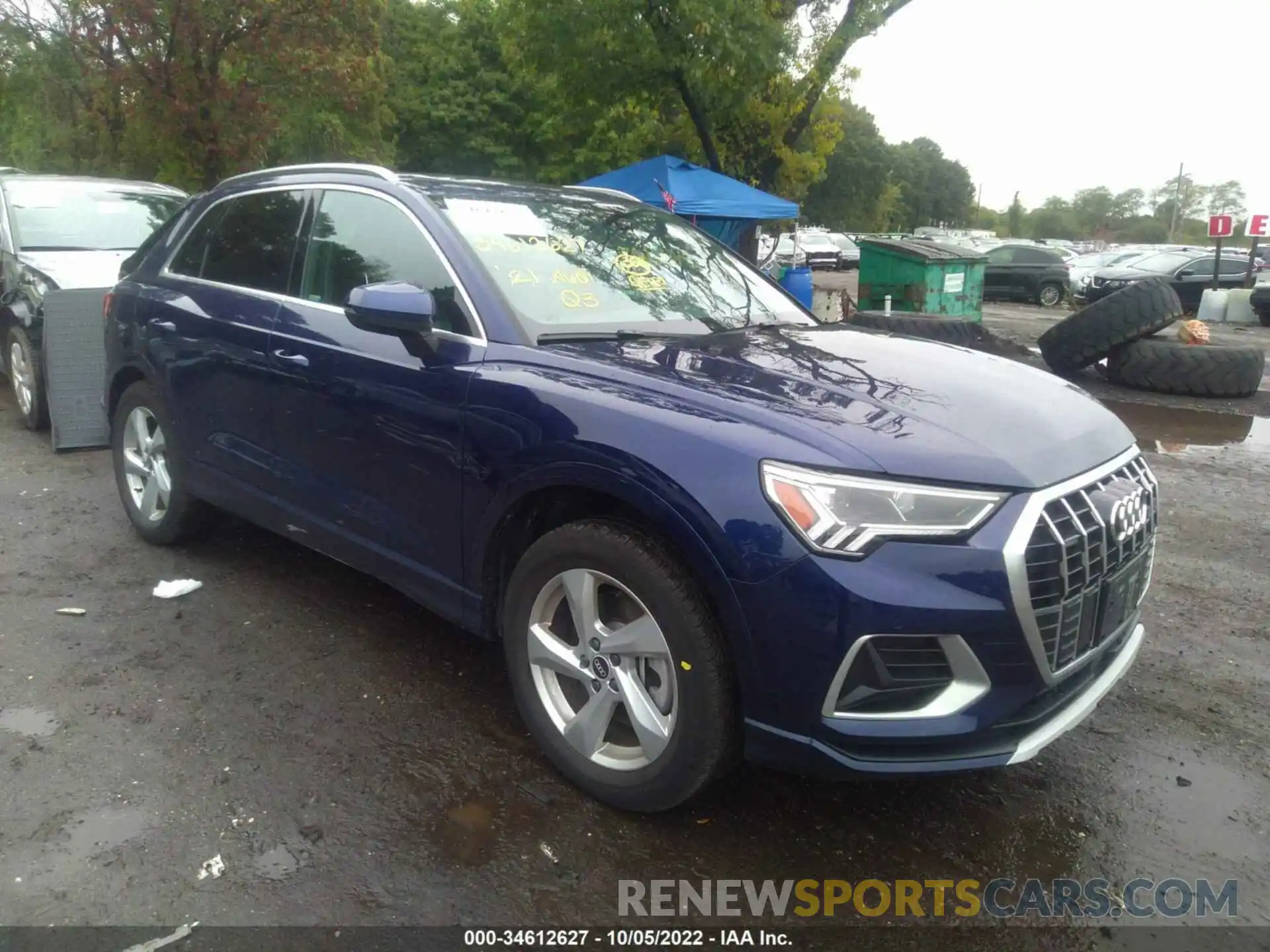 1 Photograph of a damaged car WA1BUCF35M1101884 AUDI Q3 2021