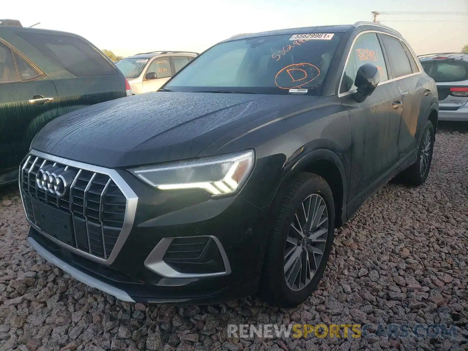 2 Фотография поврежденного автомобиля WA1BUCF3XM1109611 AUDI Q3 2021