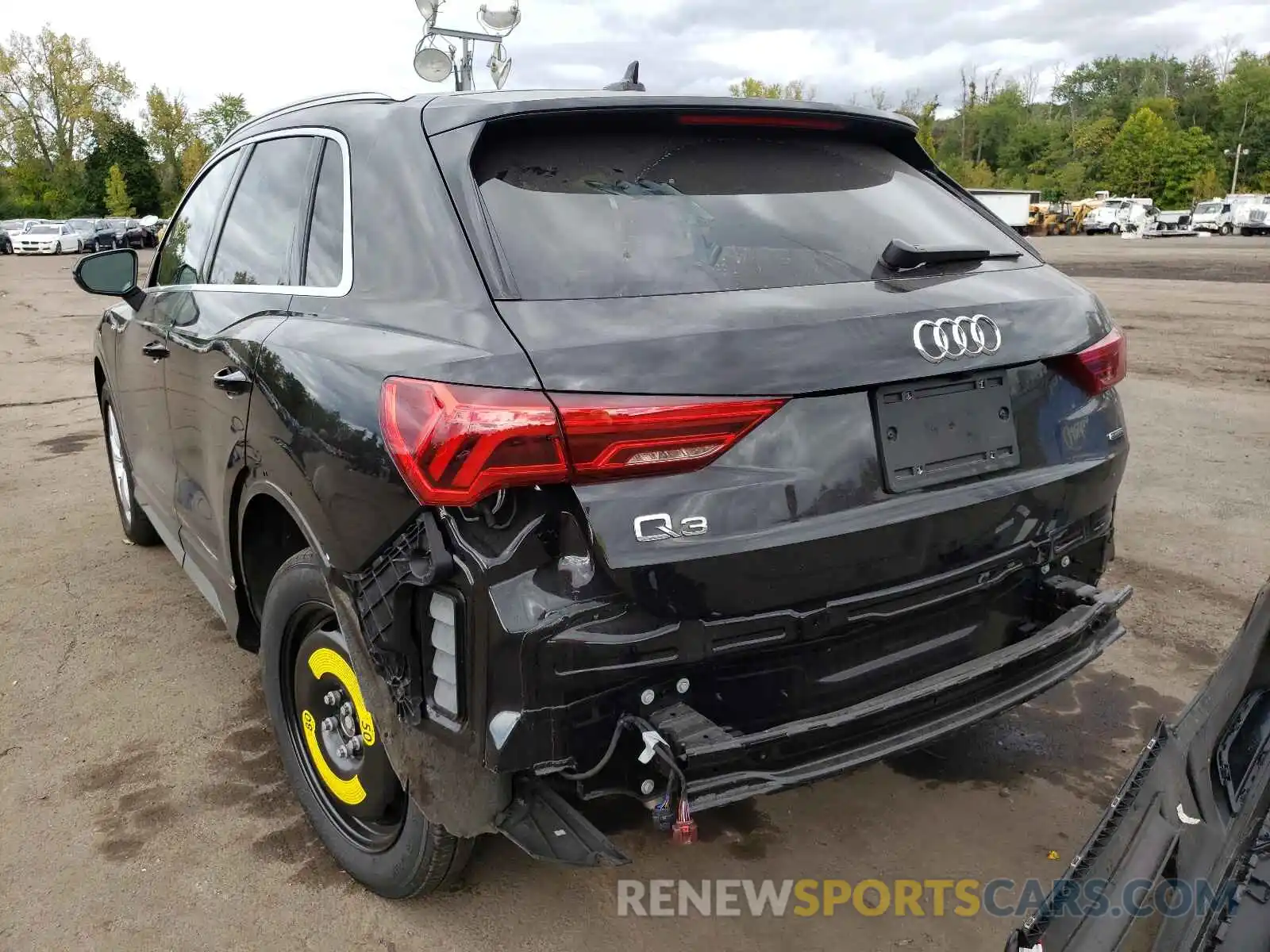 3 Фотография поврежденного автомобиля WA1DECF30M1007739 AUDI Q3 2021