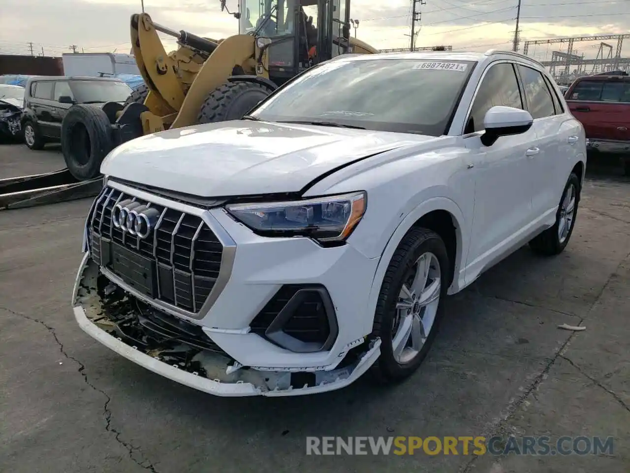 2 Фотография поврежденного автомобиля WA1DECF30M1029384 AUDI Q3 2021