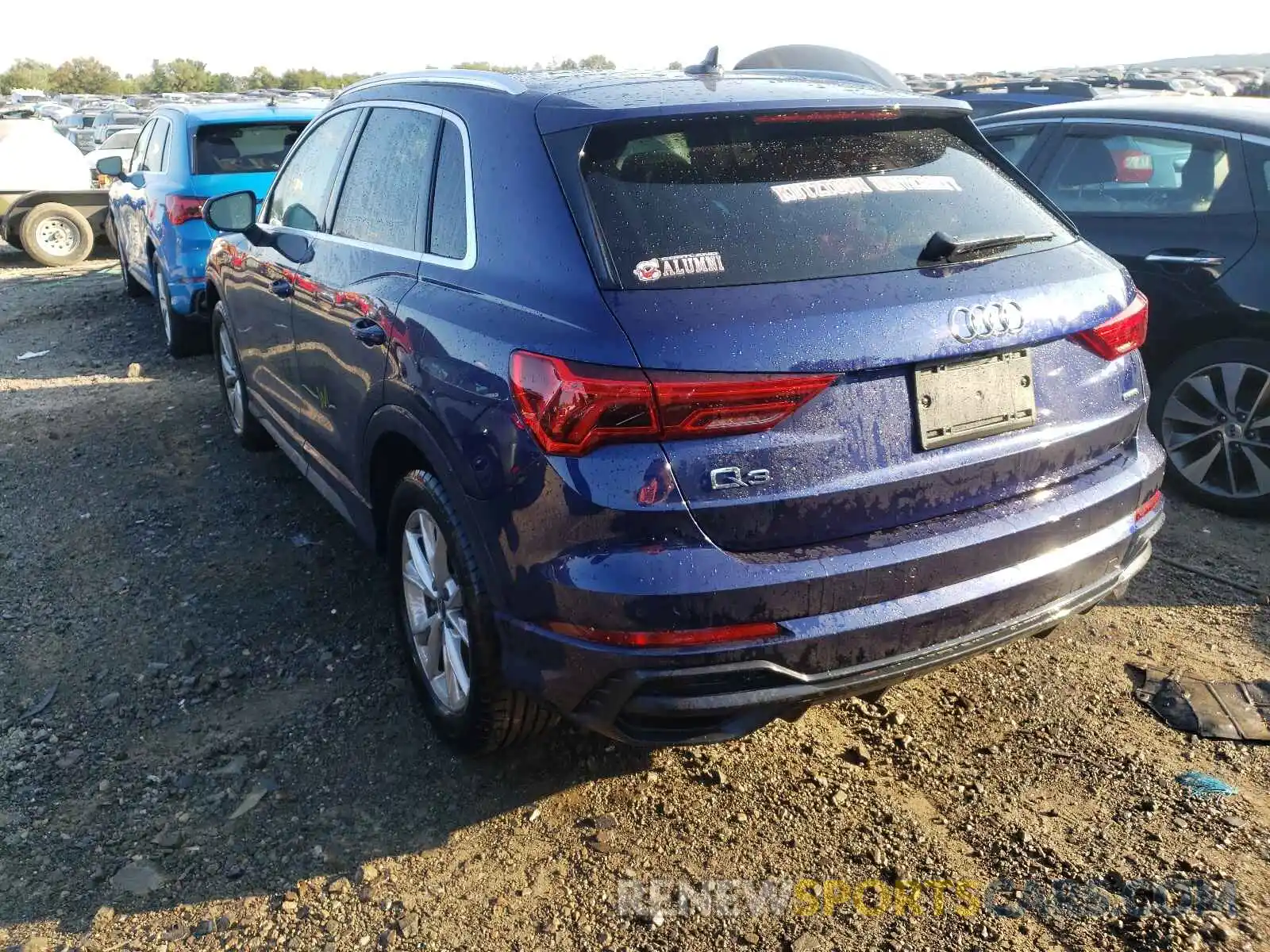 3 Фотография поврежденного автомобиля WA1DECF30M1033676 AUDI Q3 2021