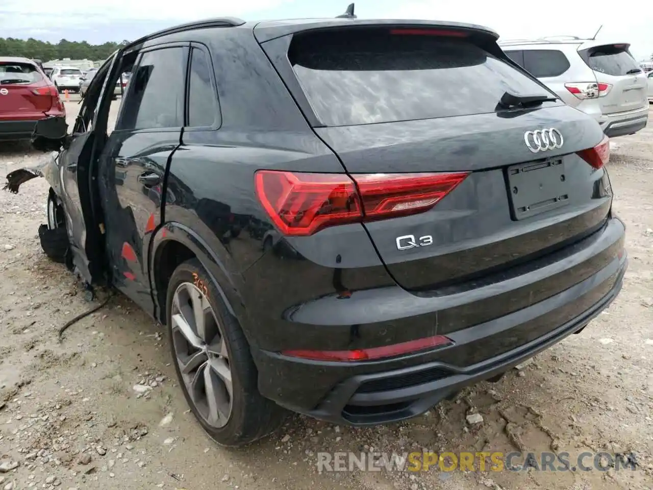 3 Фотография поврежденного автомобиля WA1DECF30M1053233 AUDI Q3 2021