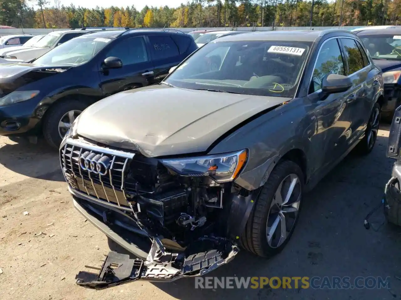 2 Photograph of a damaged car WA1DECF30M1057265 AUDI Q3 2021