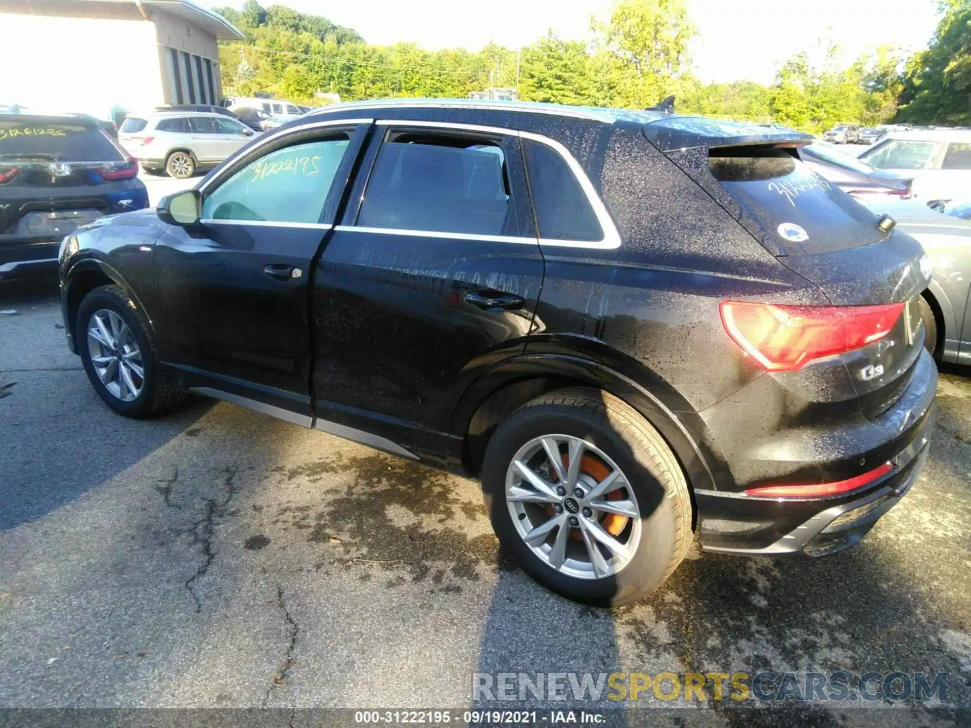 3 Фотография поврежденного автомобиля WA1DECF31M1027854 AUDI Q3 2021