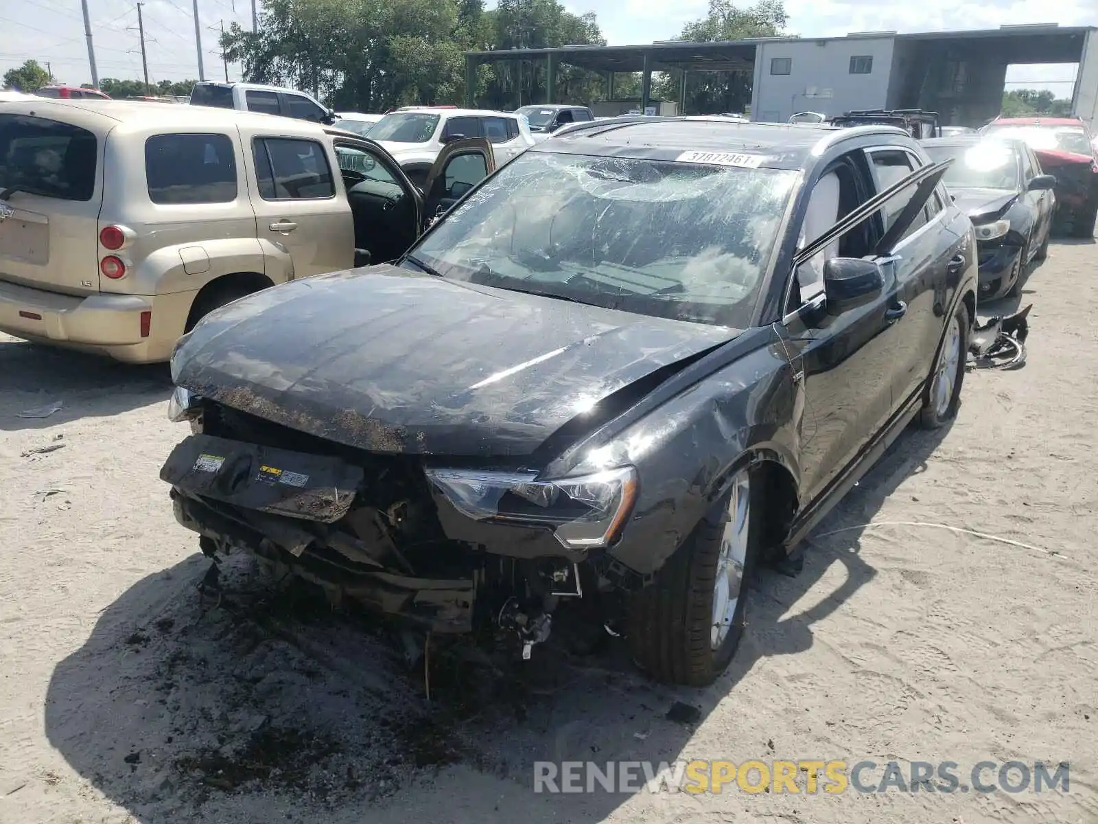 2 Photograph of a damaged car WA1DECF31M1030513 AUDI Q3 2021