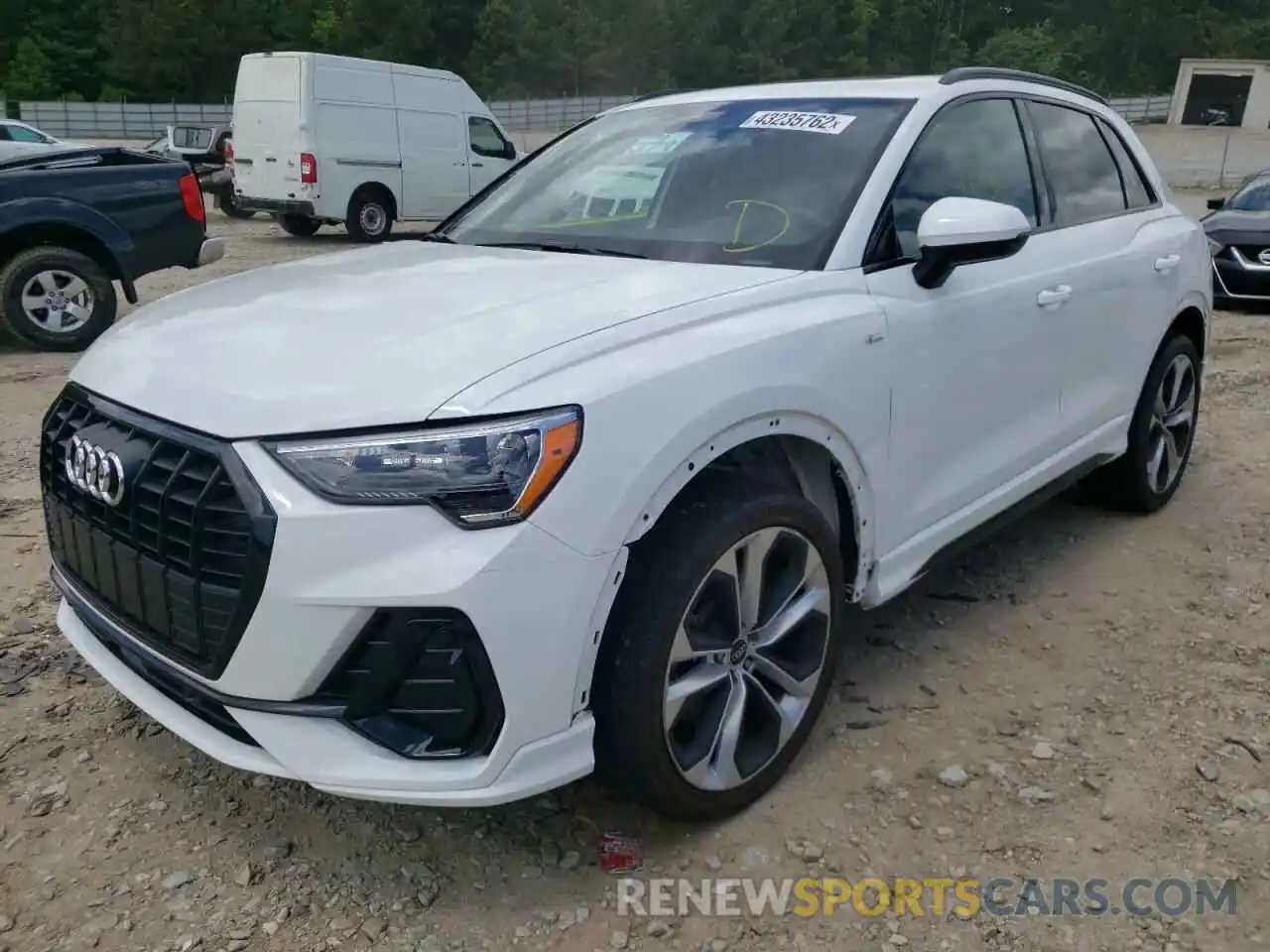 2 Photograph of a damaged car WA1DECF31M1038272 AUDI Q3 2021