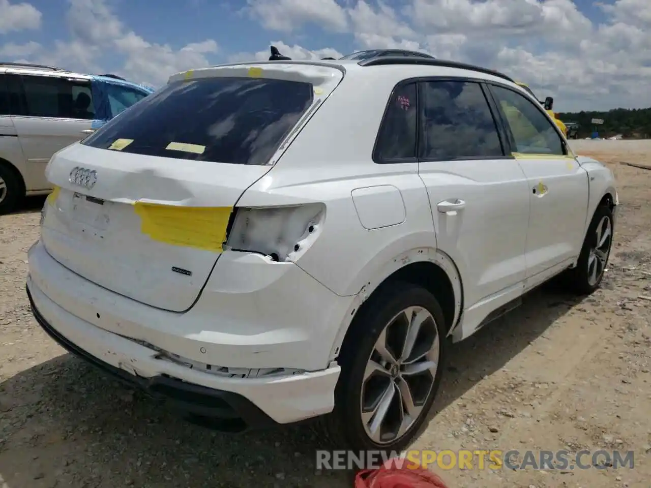 4 Фотография поврежденного автомобиля WA1DECF31M1038272 AUDI Q3 2021