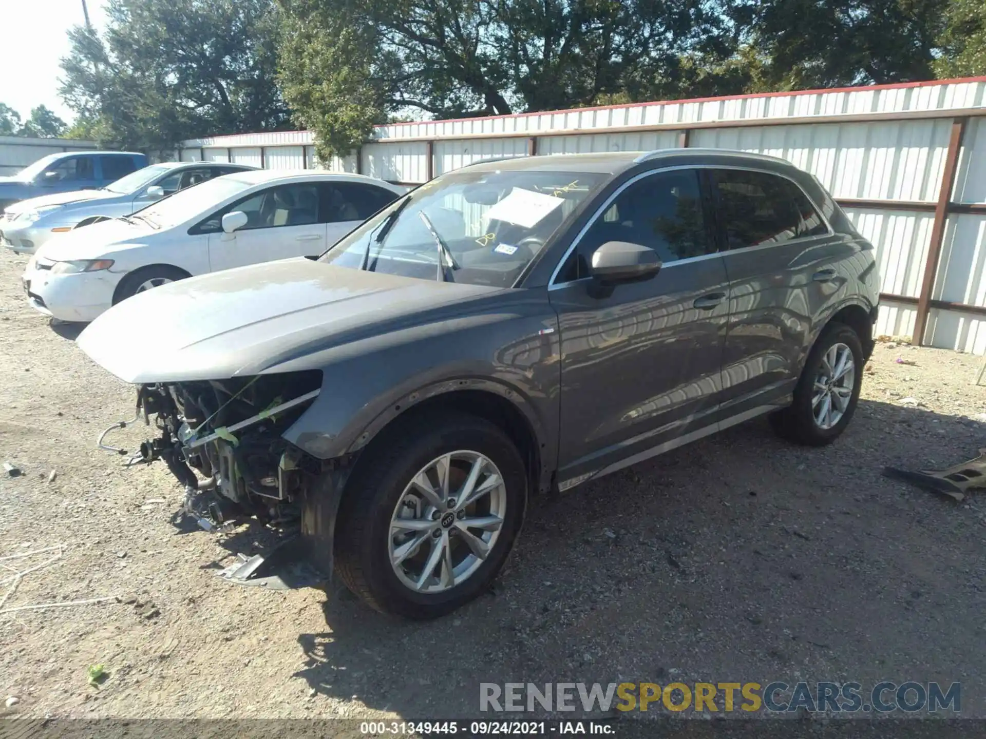 2 Photograph of a damaged car WA1DECF31M1040183 AUDI Q3 2021