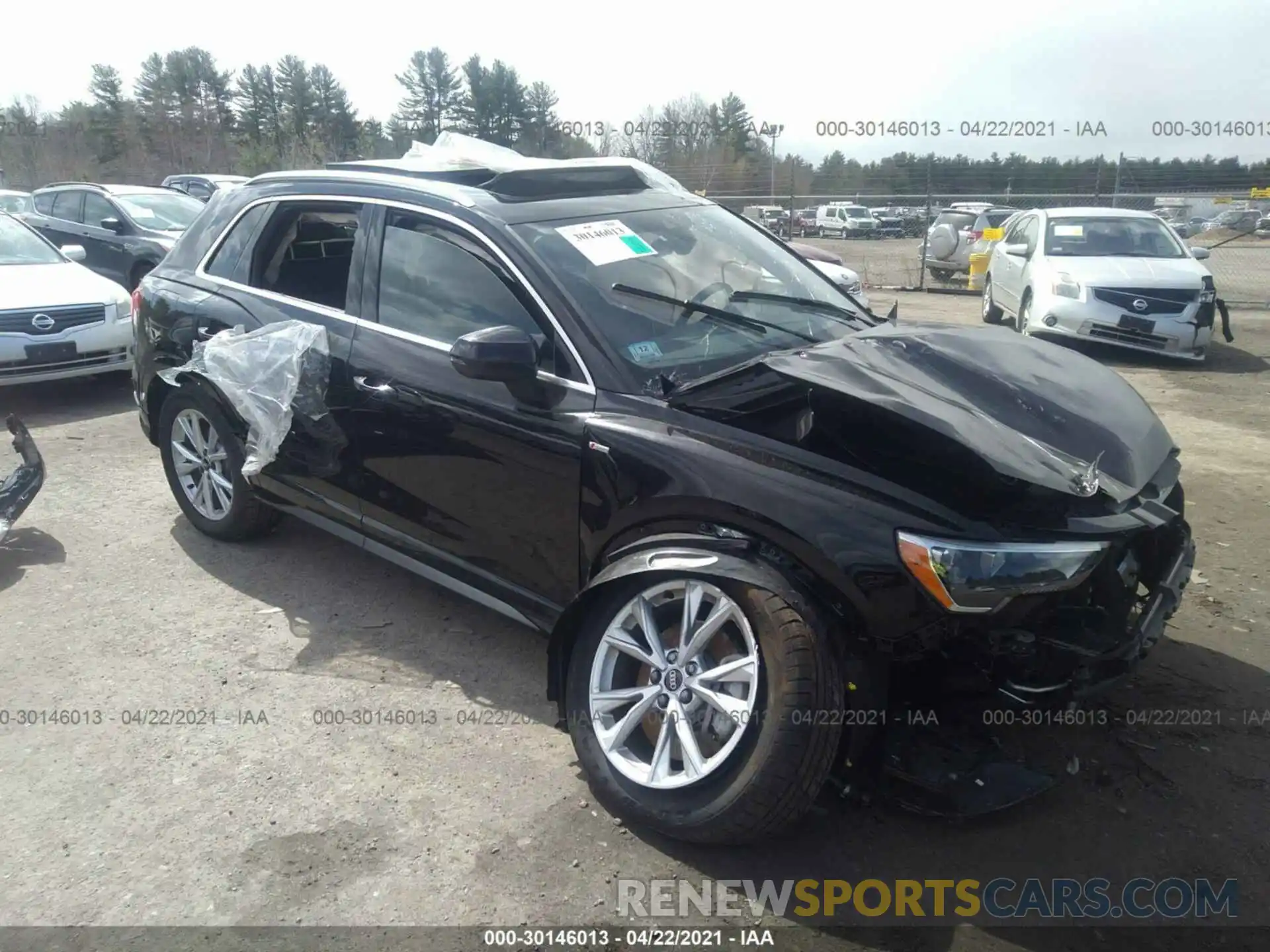 1 Photograph of a damaged car WA1DECF31M1042631 AUDI Q3 2021