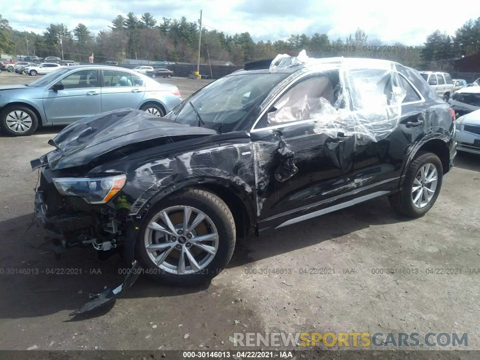 2 Photograph of a damaged car WA1DECF31M1042631 AUDI Q3 2021