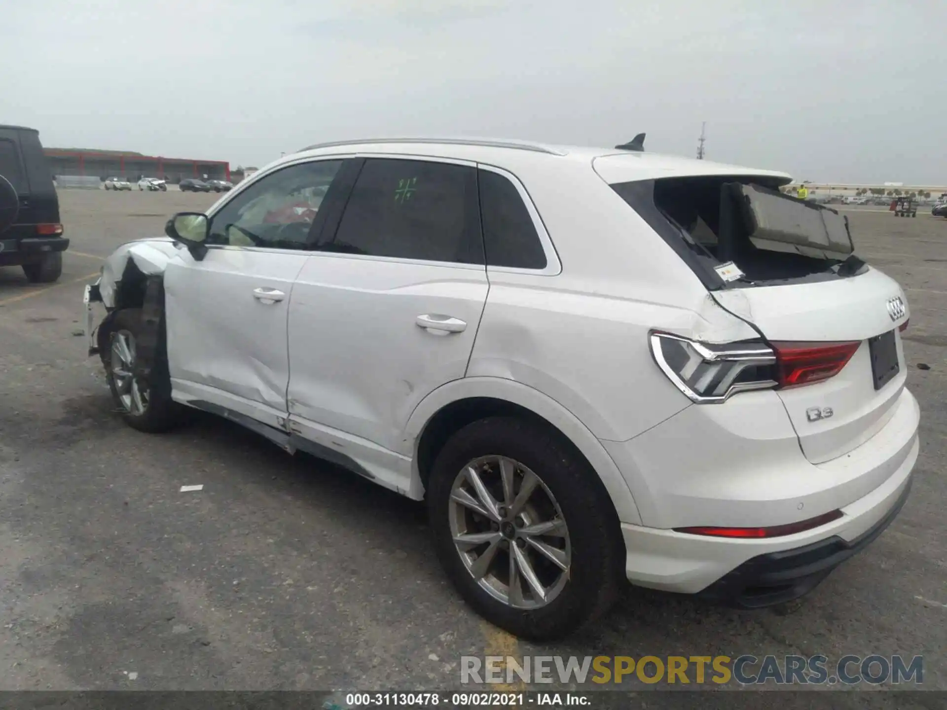 3 Фотография поврежденного автомобиля WA1DECF31M1065116 AUDI Q3 2021