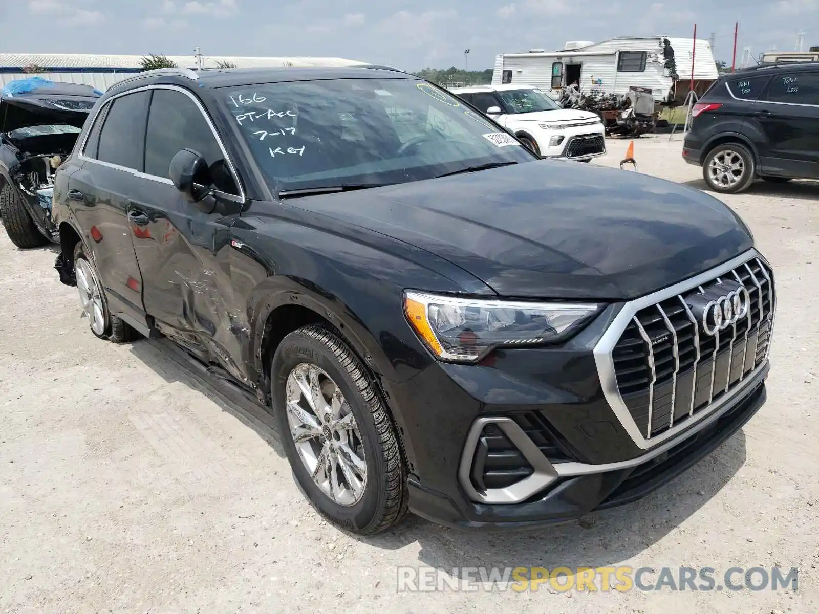 1 Photograph of a damaged car WA1DECF31M1065388 AUDI Q3 2021