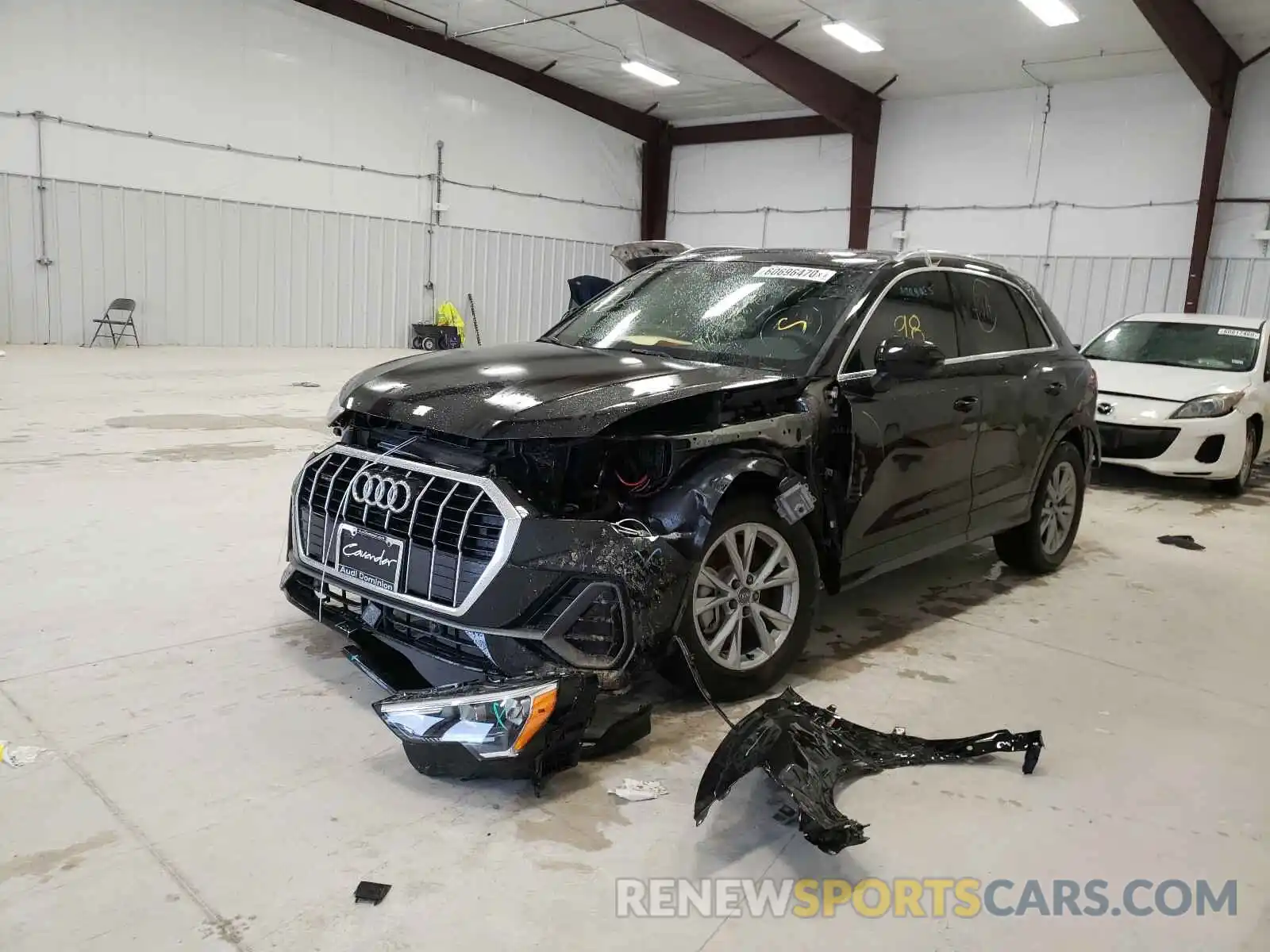 2 Photograph of a damaged car WA1DECF32M1003286 AUDI Q3 2021