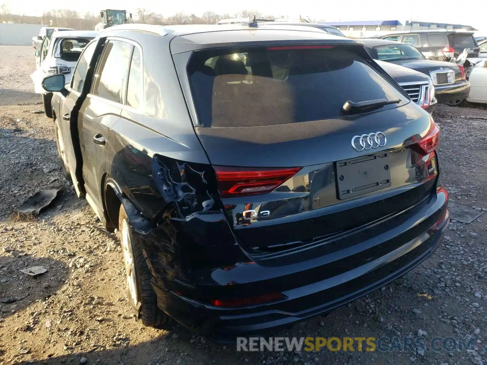 3 Фотография поврежденного автомобиля WA1DECF32M1010187 AUDI Q3 2021