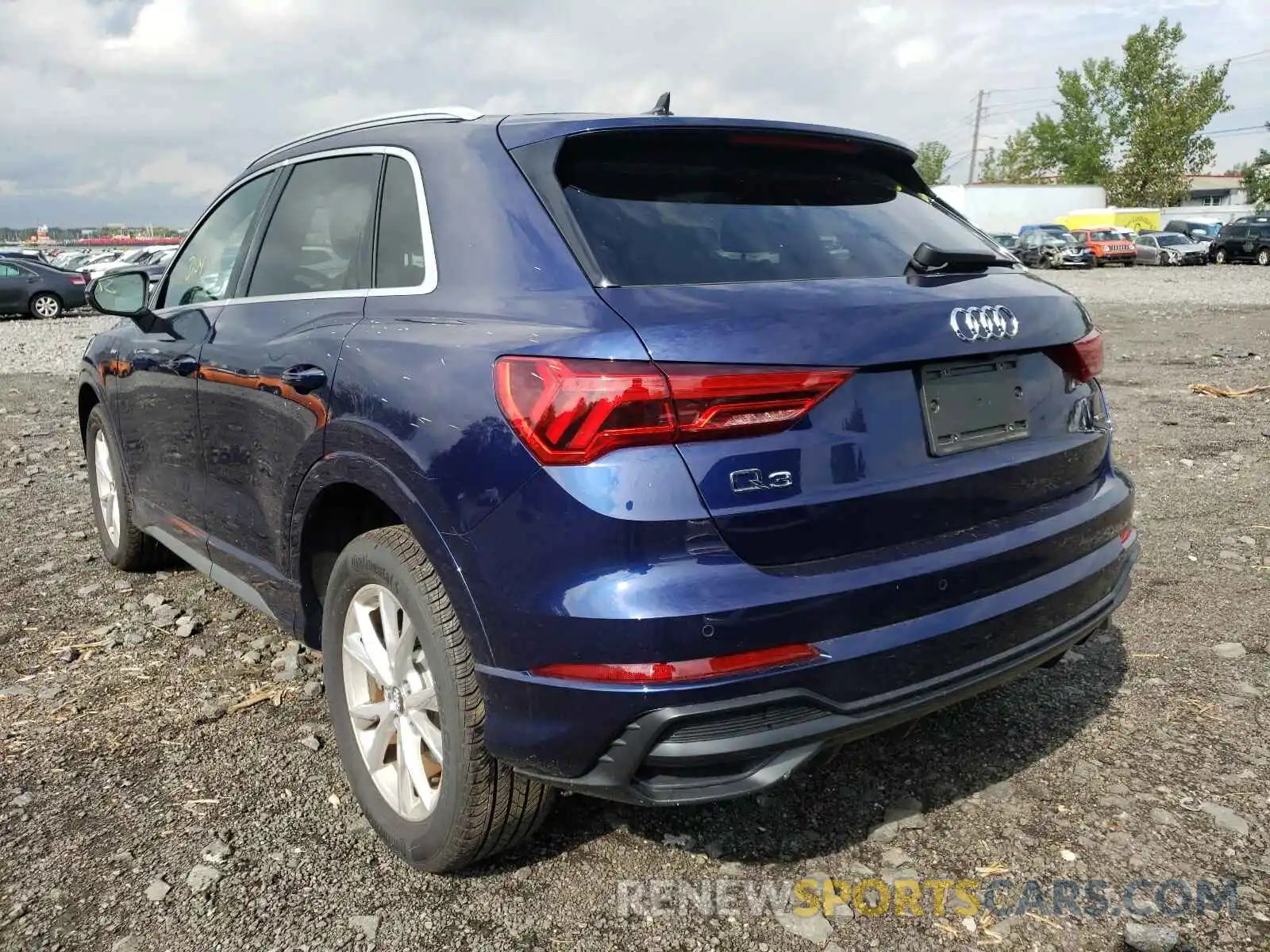 3 Фотография поврежденного автомобиля WA1DECF32M1013333 AUDI Q3 2021