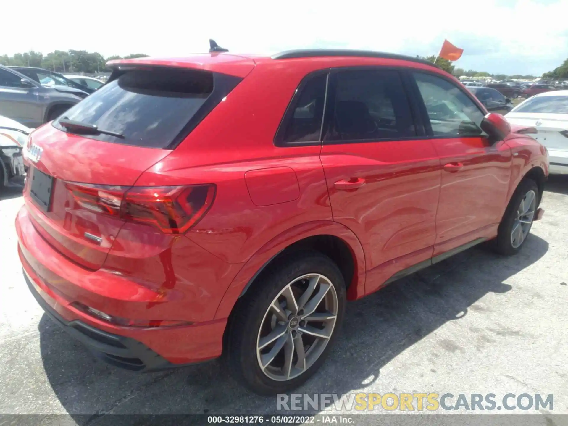 4 Фотография поврежденного автомобиля WA1DECF32M1040483 AUDI Q3 2021