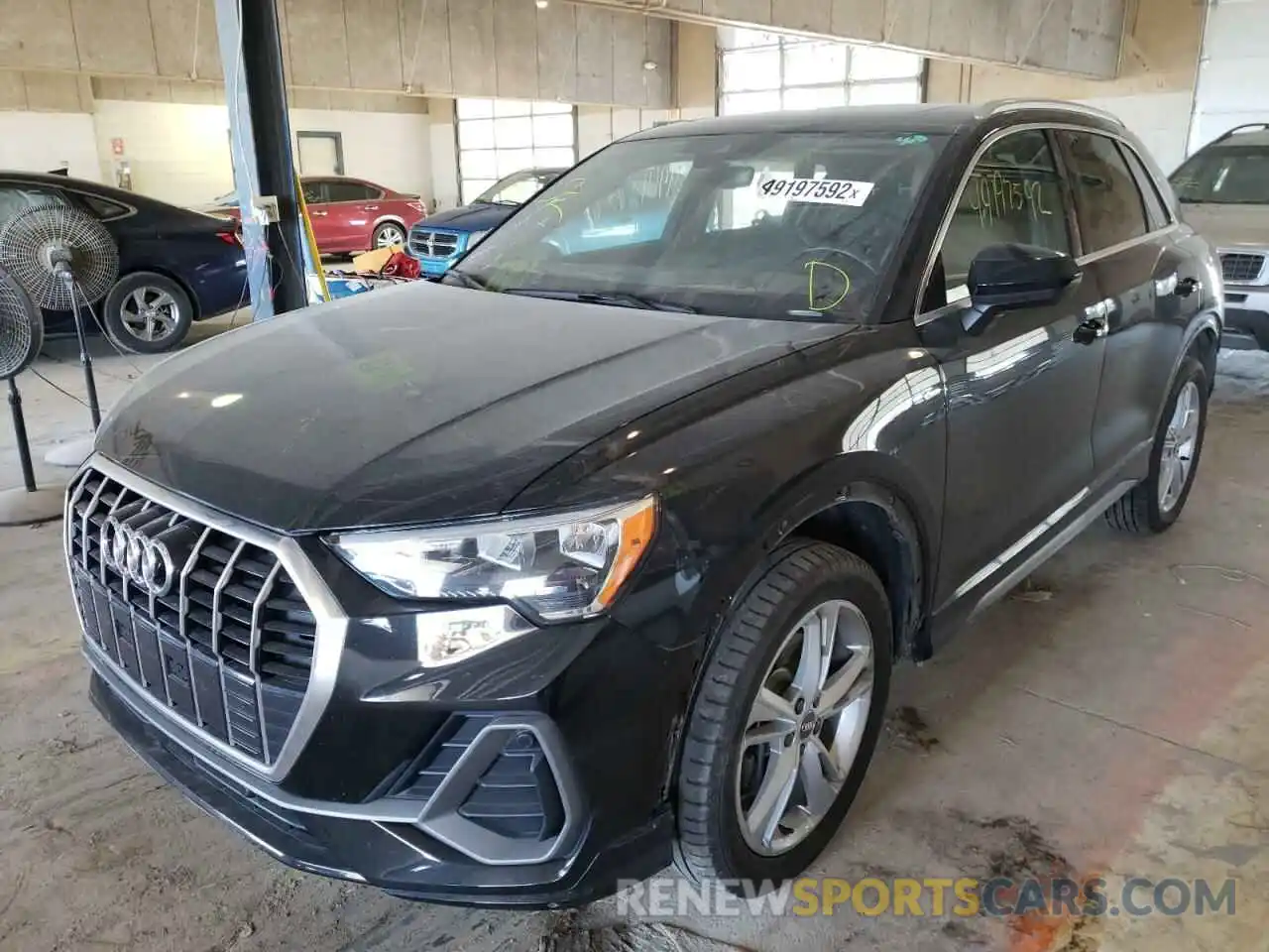 2 Фотография поврежденного автомобиля WA1DECF33K1086627 AUDI Q3 2021