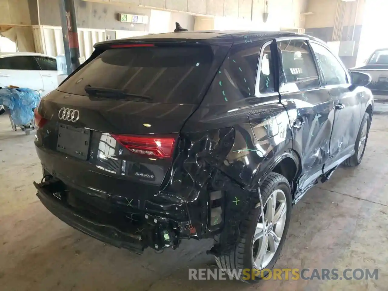 4 Фотография поврежденного автомобиля WA1DECF33K1086627 AUDI Q3 2021