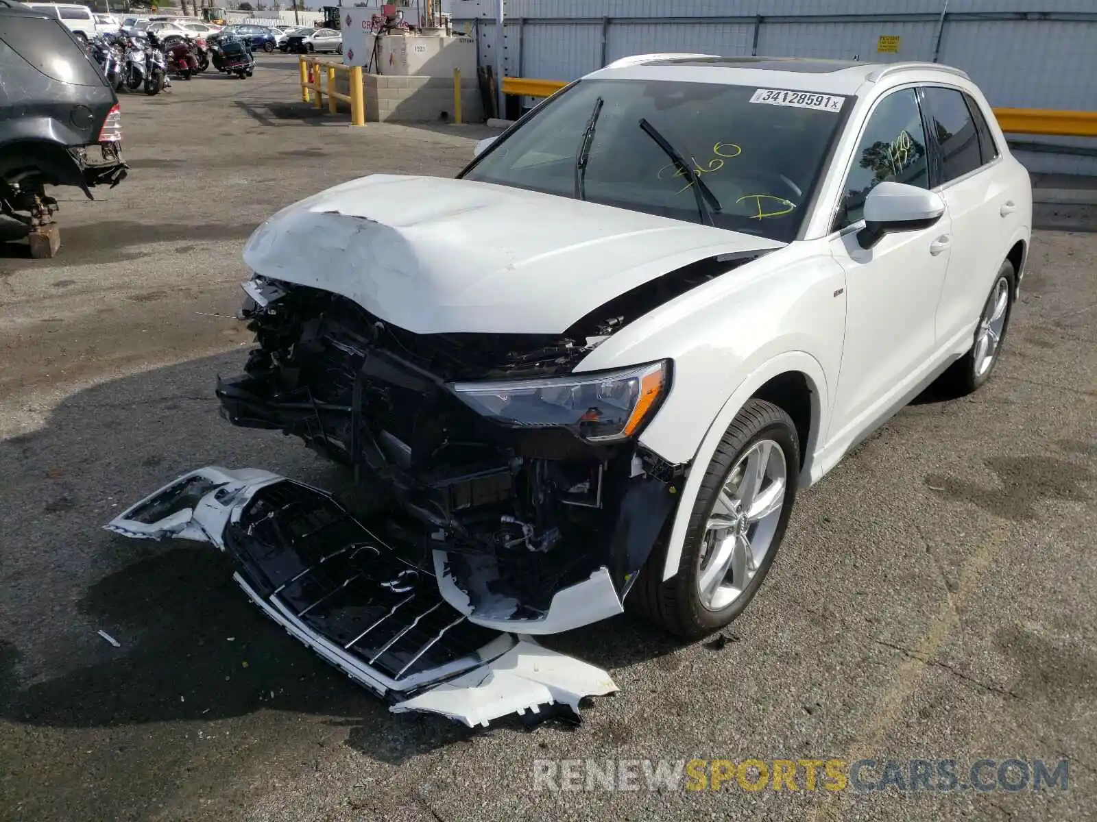 2 Photograph of a damaged car WA1DECF33M1003202 AUDI Q3 2021