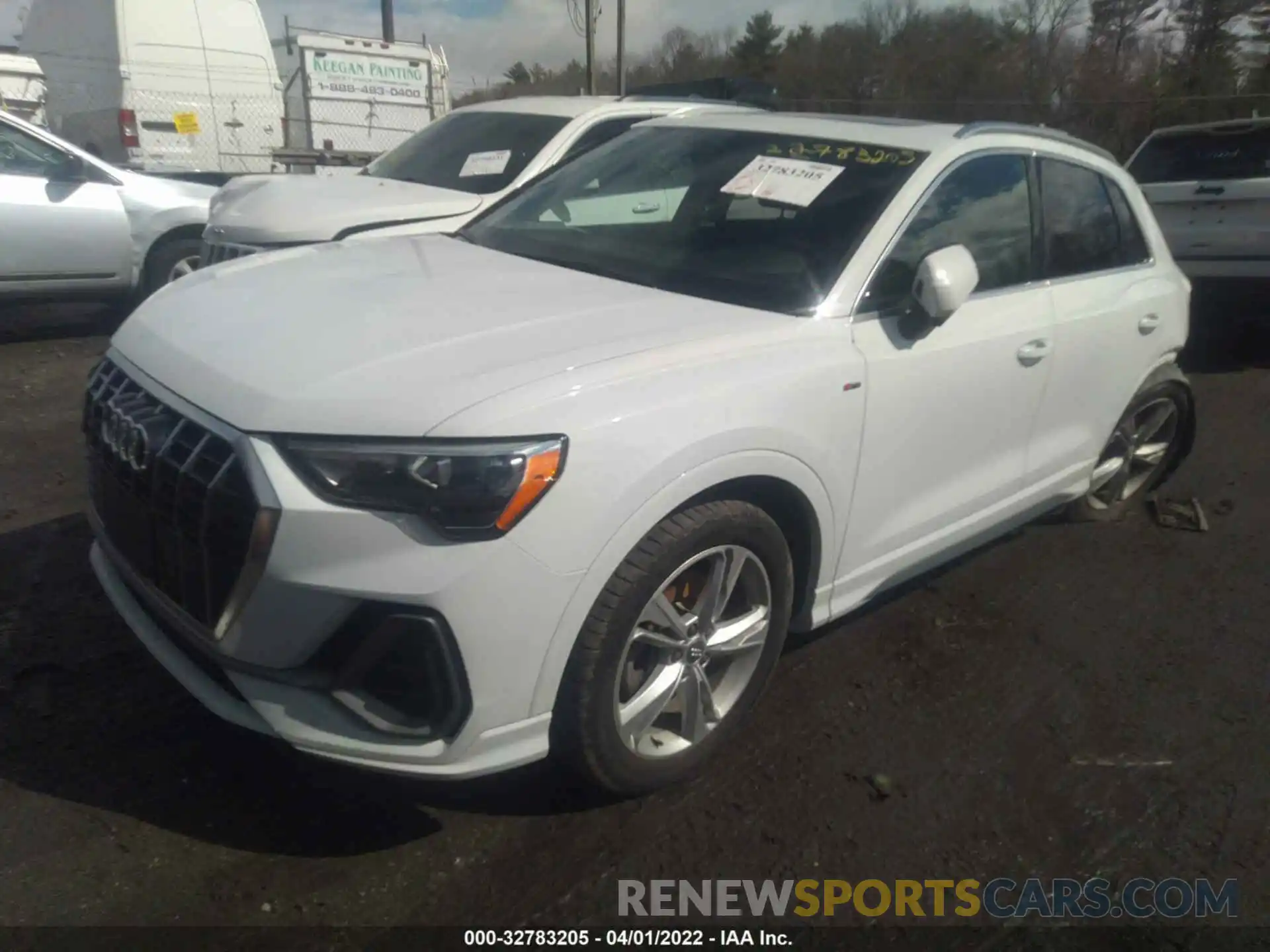 2 Photograph of a damaged car WA1DECF33M1010053 AUDI Q3 2021