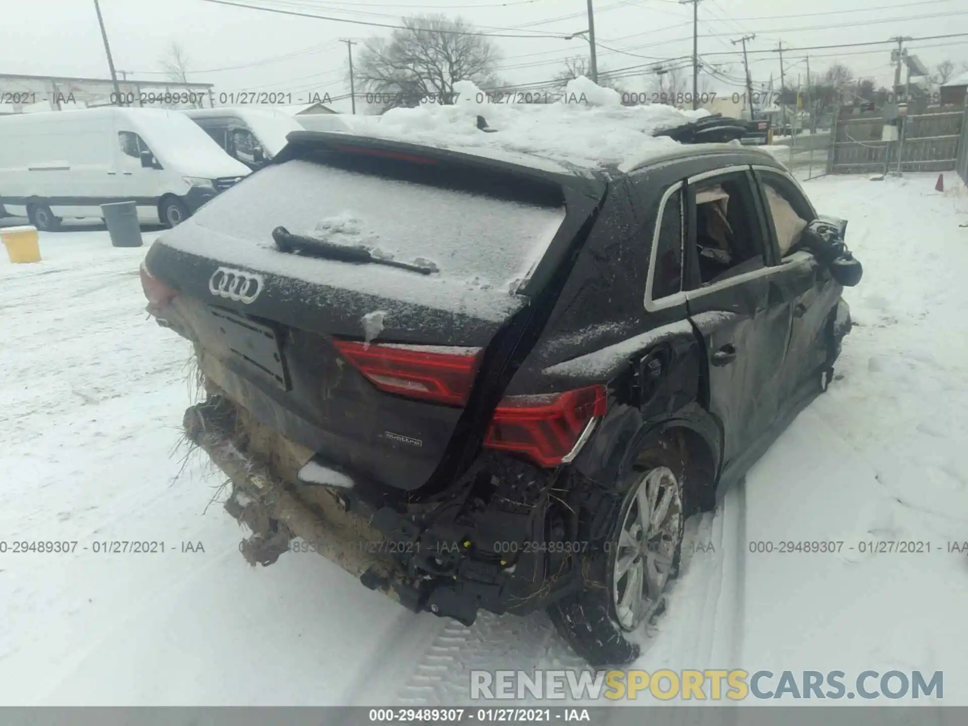 4 Фотография поврежденного автомобиля WA1DECF33M1012532 AUDI Q3 2021