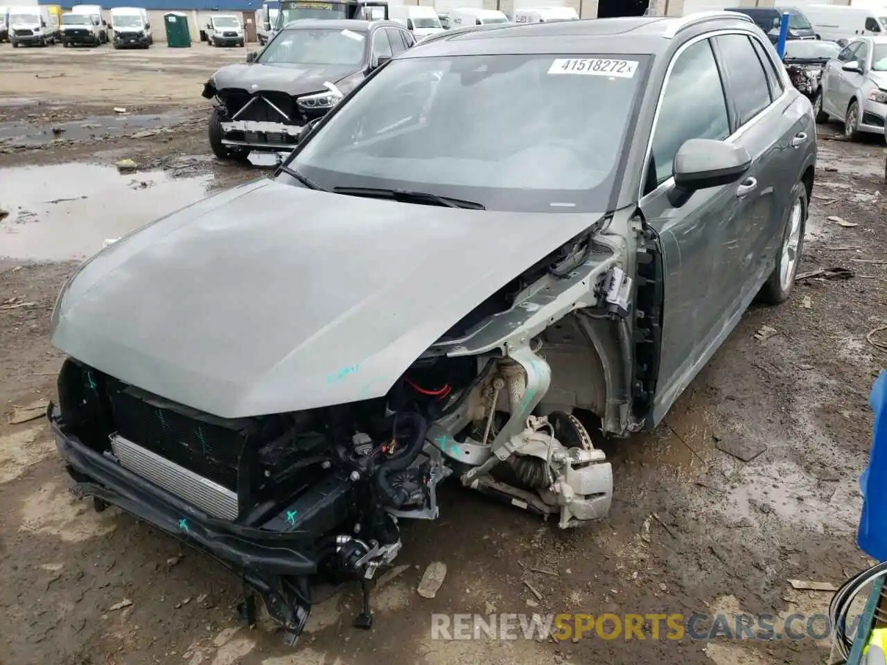 2 Фотография поврежденного автомобиля WA1DECF33M1017696 AUDI Q3 2021