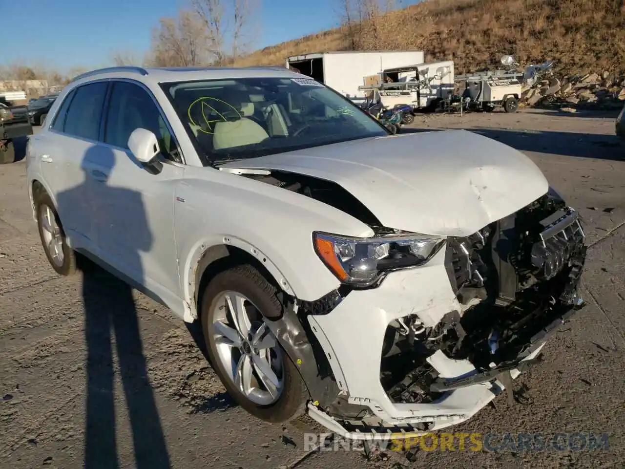 1 Photograph of a damaged car WA1DECF33M1017925 AUDI Q3 2021