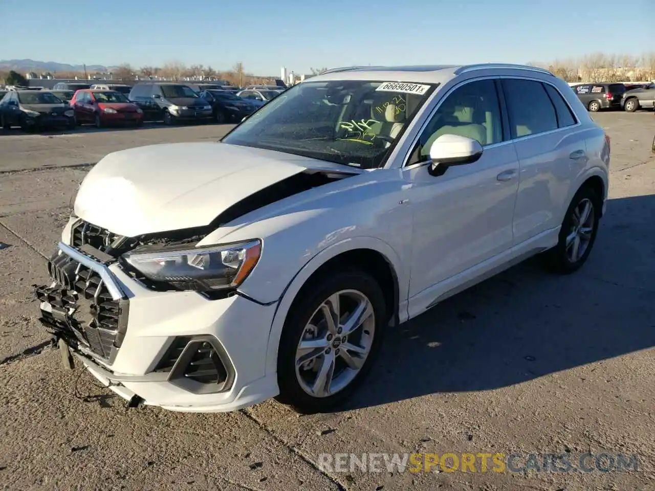 2 Photograph of a damaged car WA1DECF33M1017925 AUDI Q3 2021