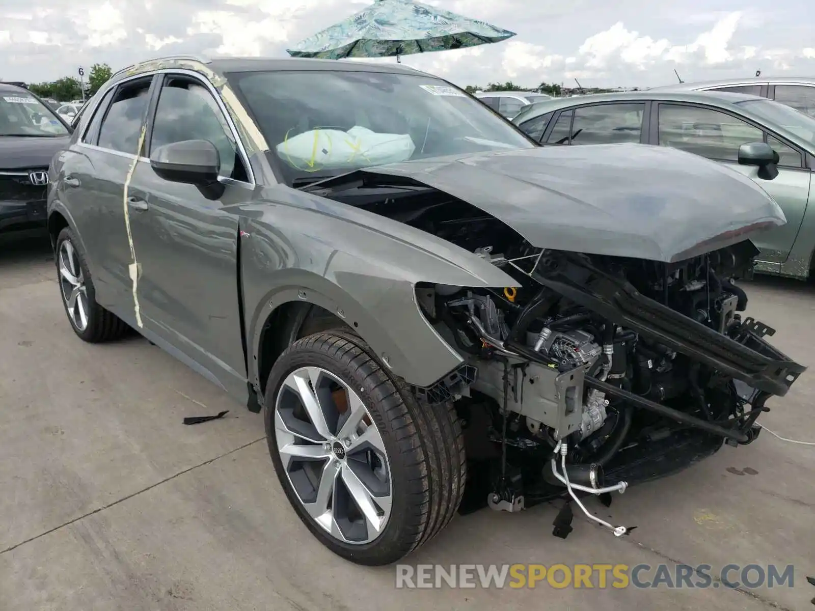 1 Photograph of a damaged car WA1DECF33M1038614 AUDI Q3 2021