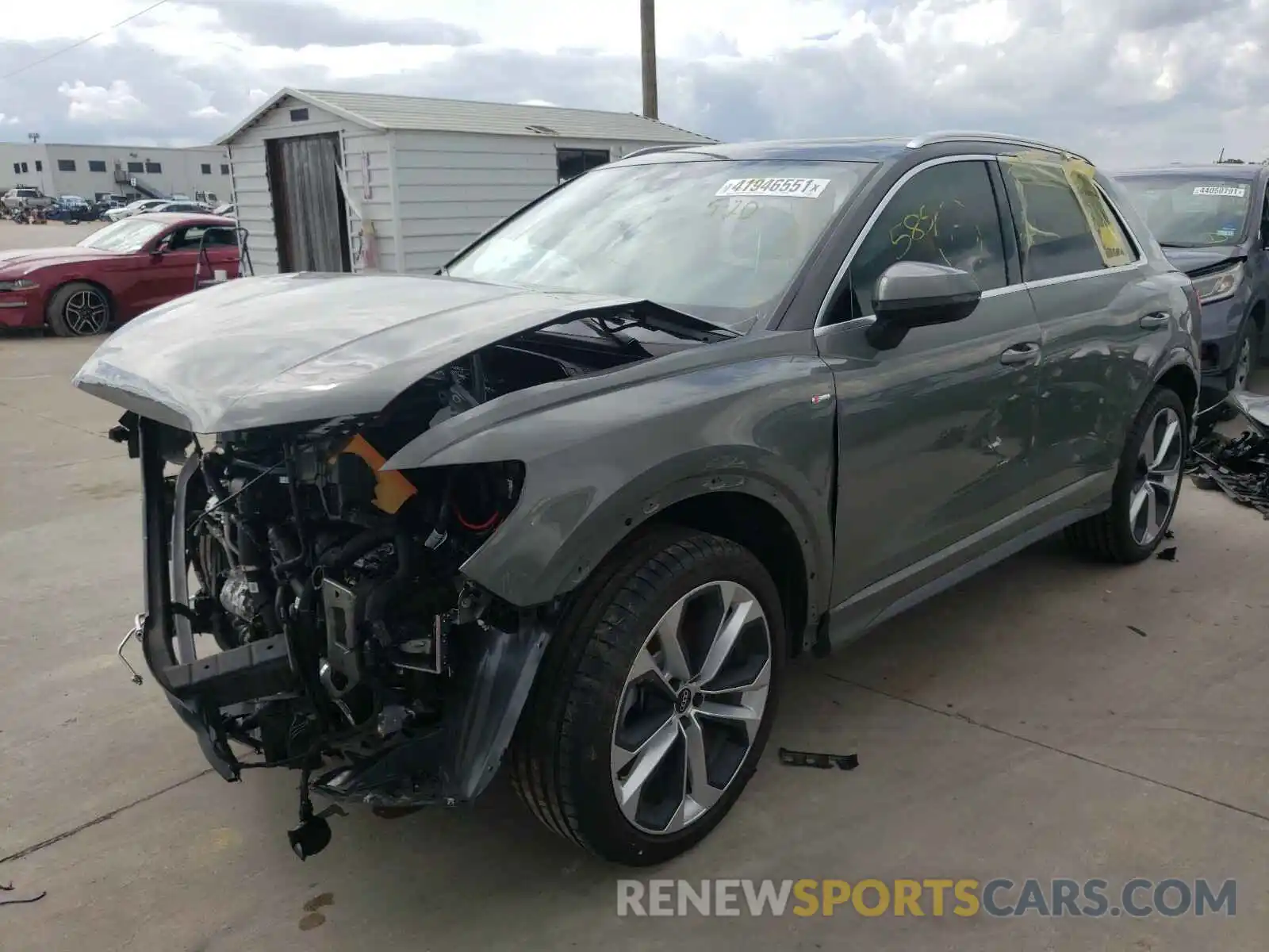 2 Photograph of a damaged car WA1DECF33M1038614 AUDI Q3 2021