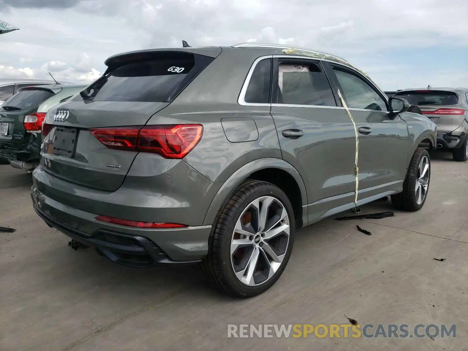 4 Фотография поврежденного автомобиля WA1DECF33M1038614 AUDI Q3 2021