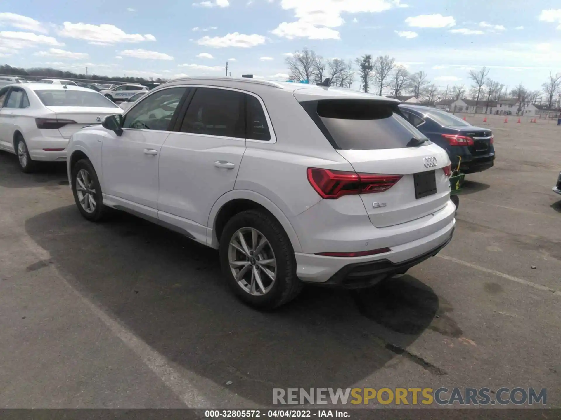 3 Фотография поврежденного автомобиля WA1DECF33M1058328 AUDI Q3 2021