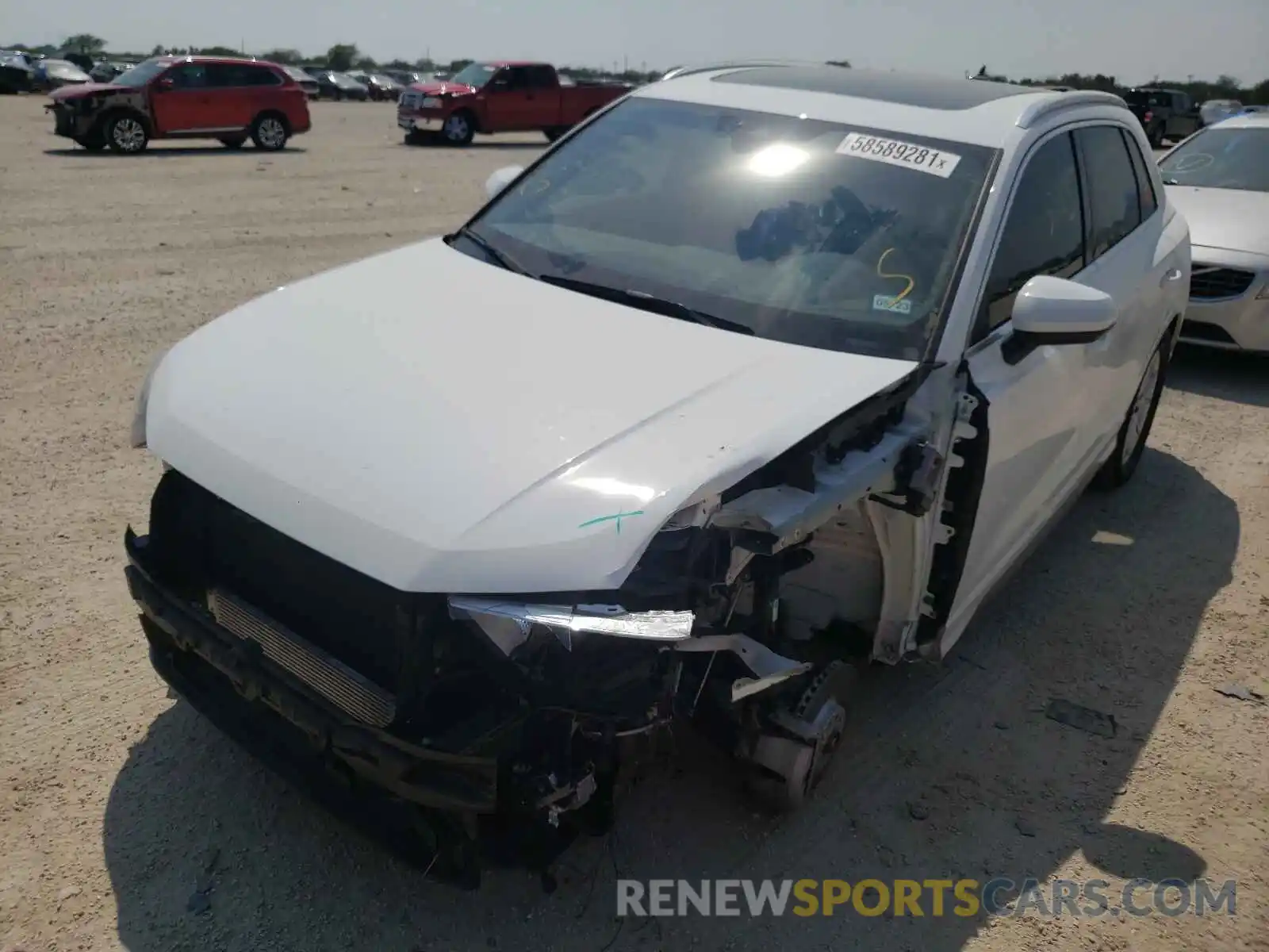 2 Photograph of a damaged car WA1DECF33M1108385 AUDI Q3 2021