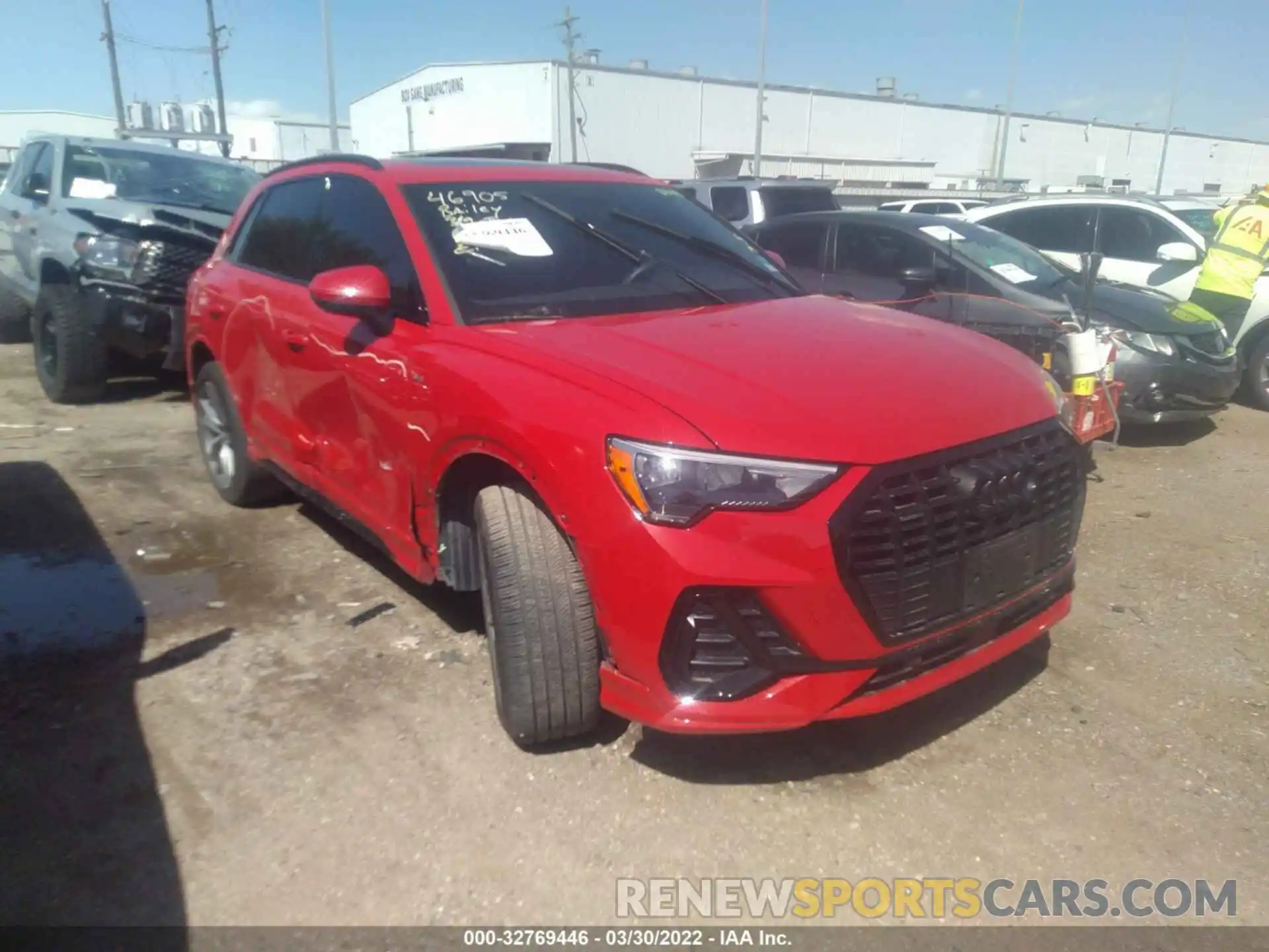 1 Photograph of a damaged car WA1DECF34M1040193 AUDI Q3 2021