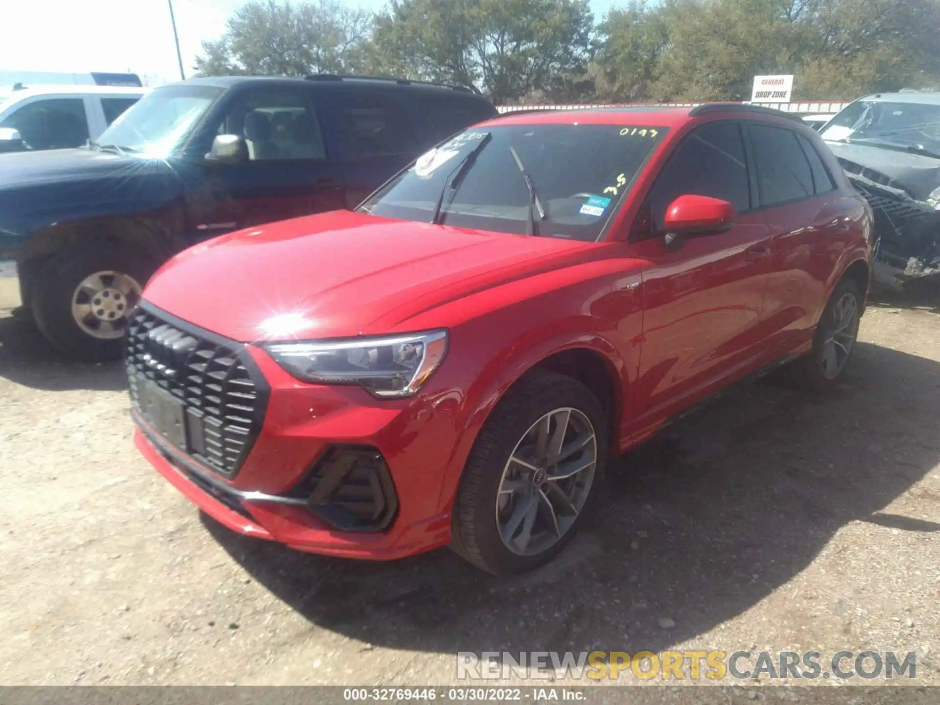 2 Photograph of a damaged car WA1DECF34M1040193 AUDI Q3 2021