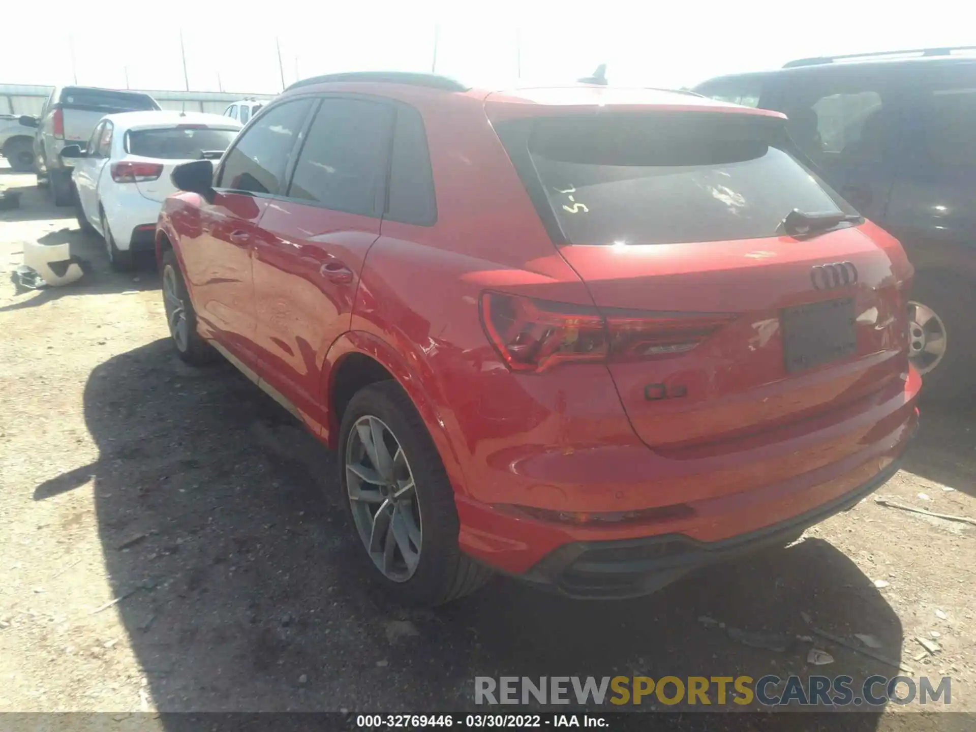 3 Фотография поврежденного автомобиля WA1DECF34M1040193 AUDI Q3 2021