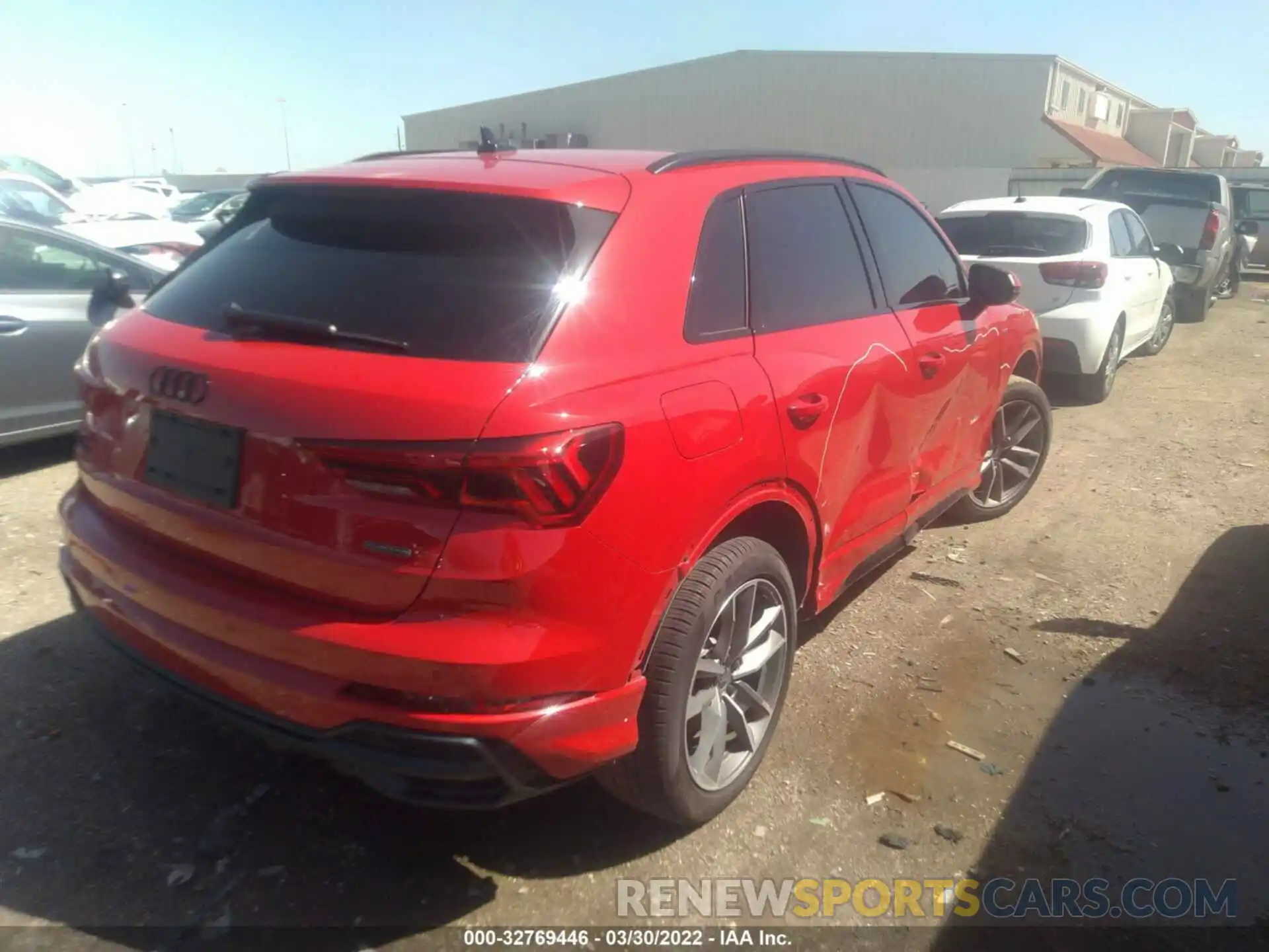 4 Фотография поврежденного автомобиля WA1DECF34M1040193 AUDI Q3 2021