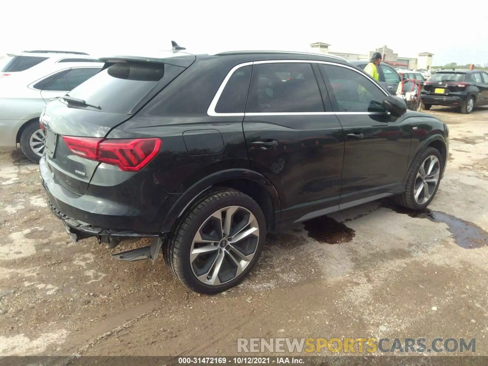 4 Фотография поврежденного автомобиля WA1DECF34M1047614 AUDI Q3 2021