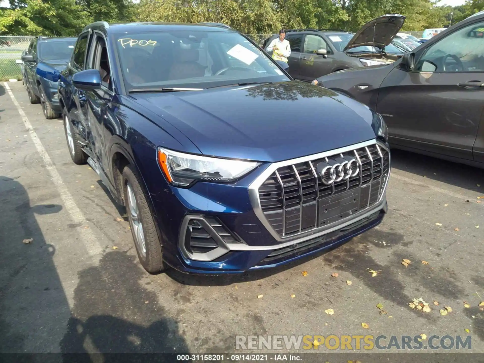 1 Фотография поврежденного автомобиля WA1DECF34M1055891 AUDI Q3 2021