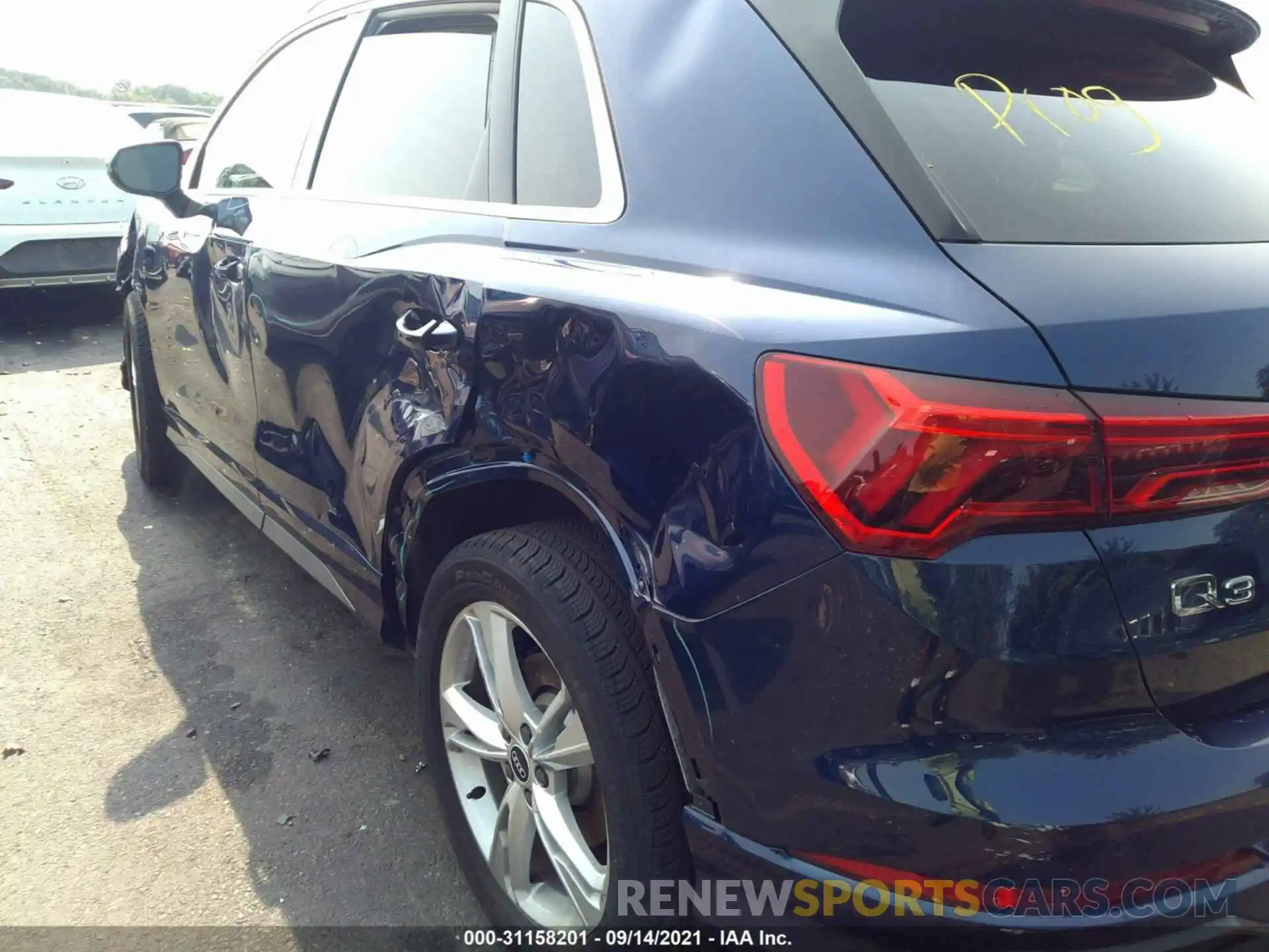 6 Фотография поврежденного автомобиля WA1DECF34M1055891 AUDI Q3 2021