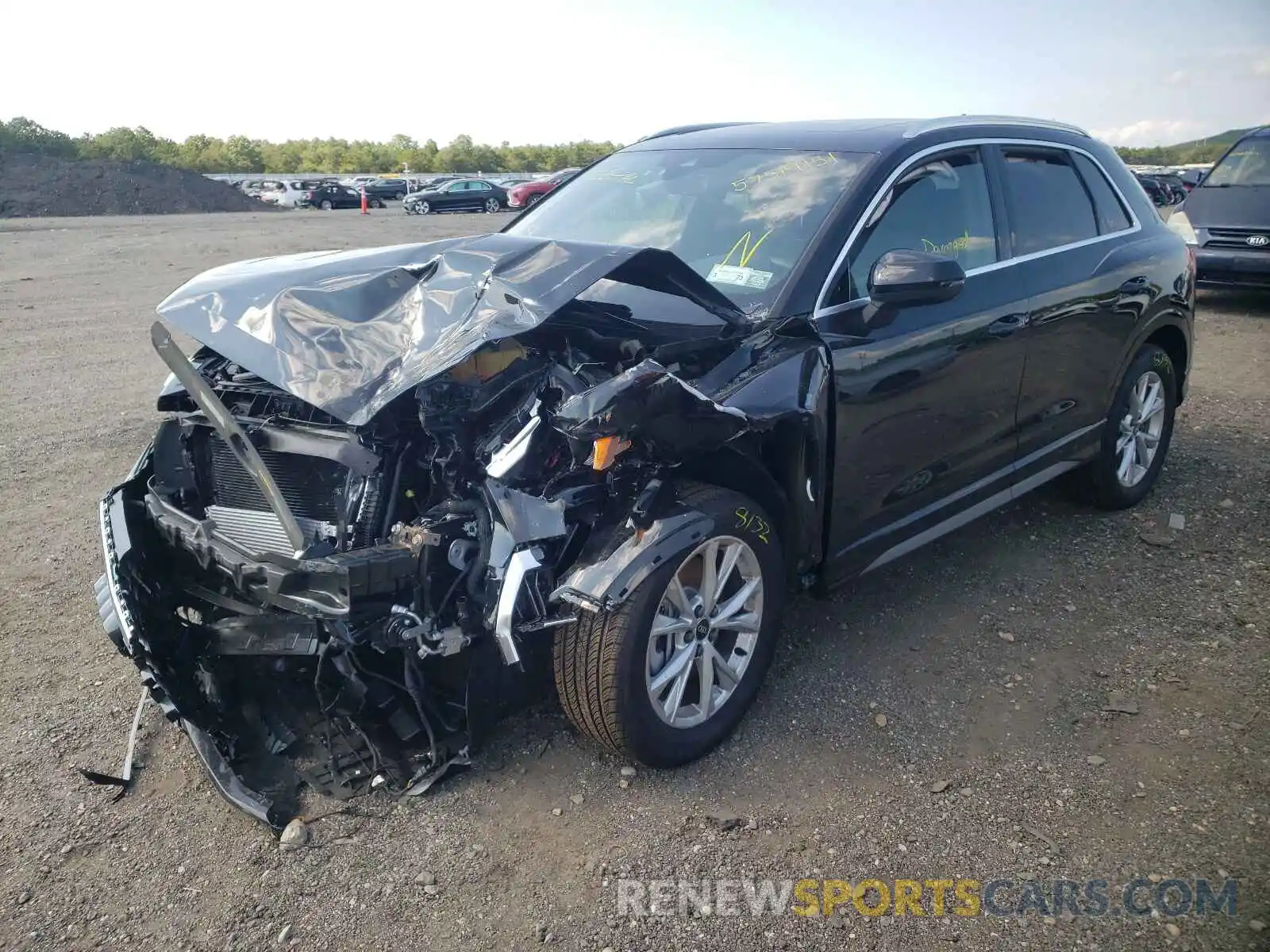 2 Photograph of a damaged car WA1DECF34M1065286 AUDI Q3 2021