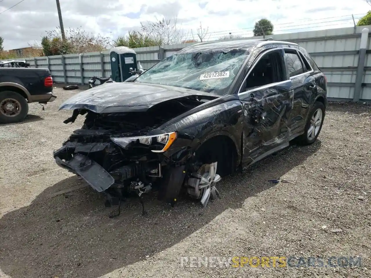 2 Photograph of a damaged car WA1DECF34M1085425 AUDI Q3 2021